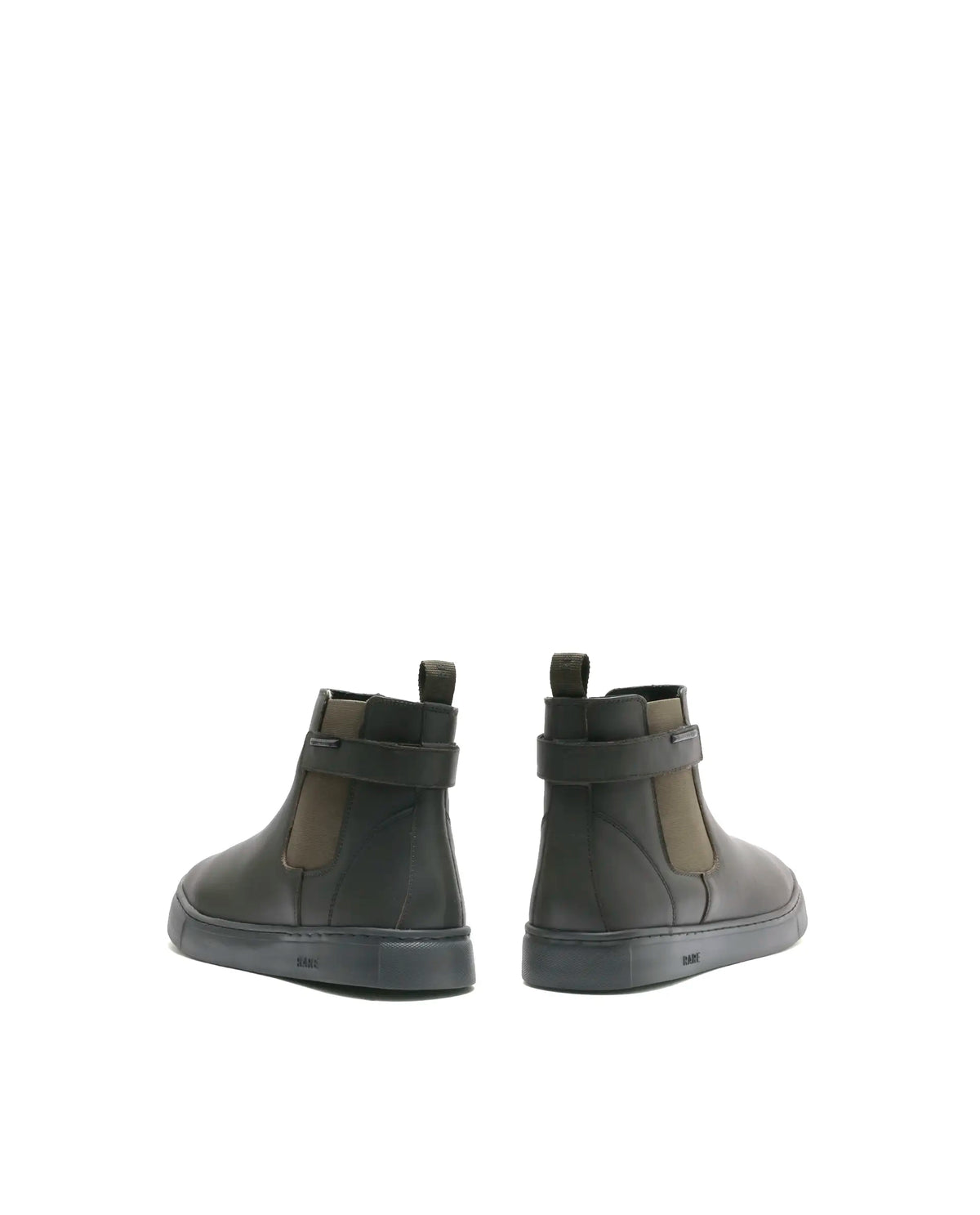 Rarez Men's Berus-L Dark Olive Leather Regular Boots