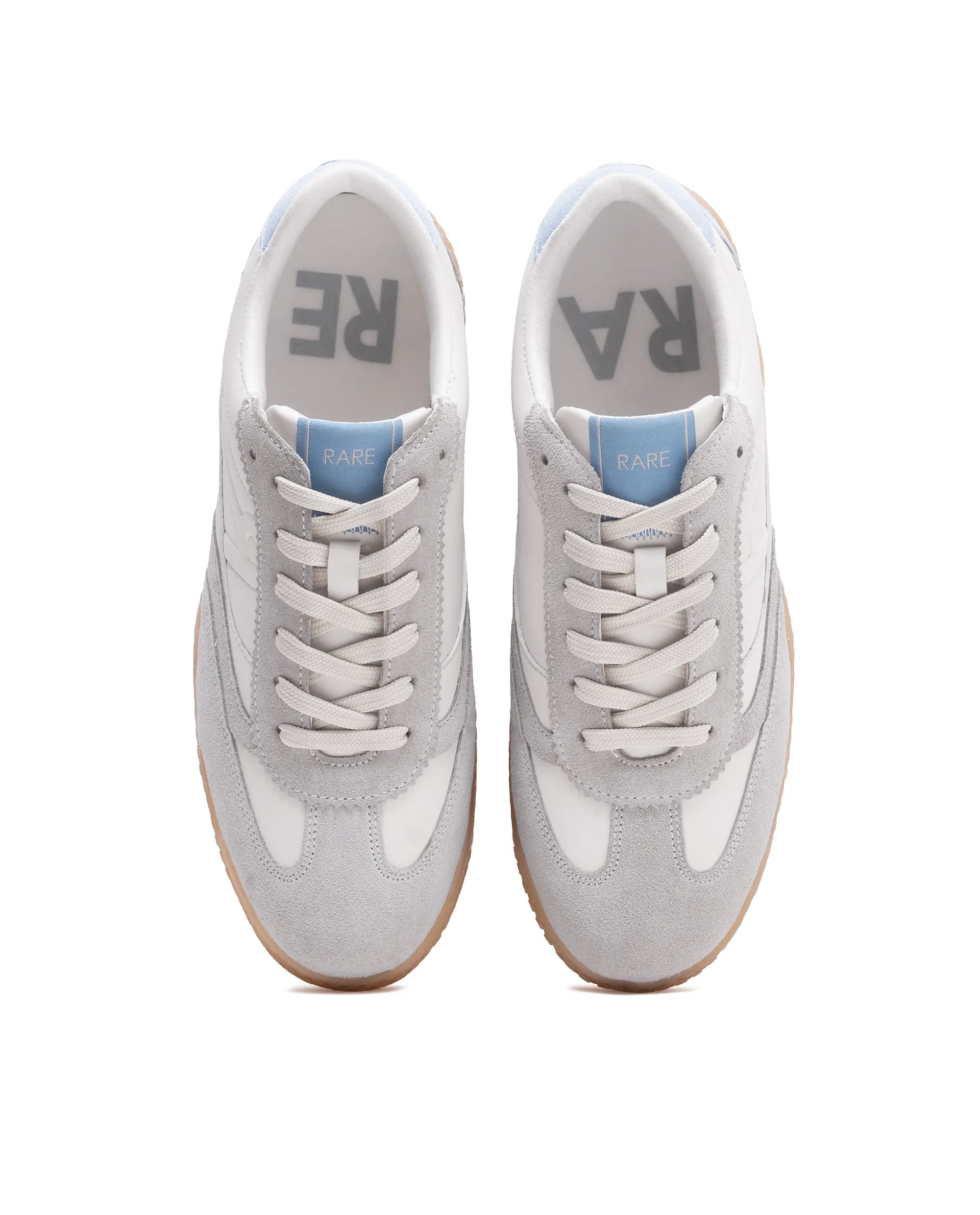 Rarez Men's Blaze Light Off White Micro Fiber Regular Sneaker