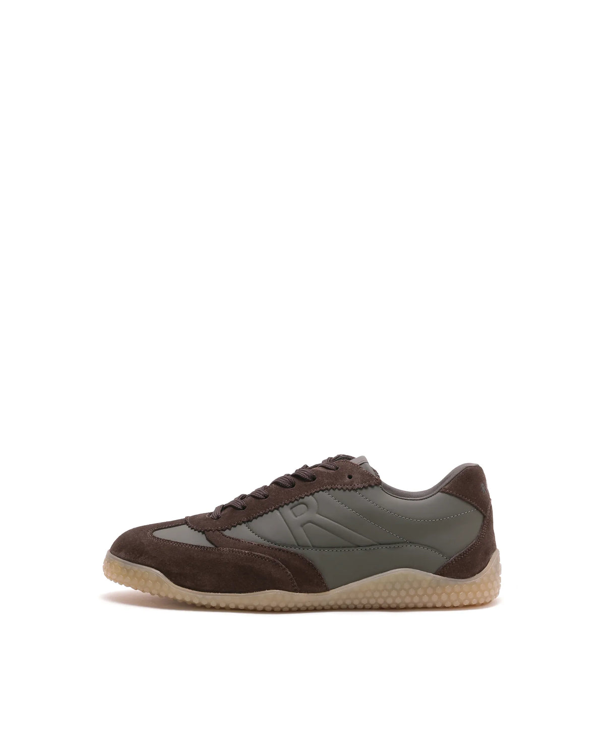 Rarez Men's Blaze Dusky Olive Micro Fiber Regular Sneaker