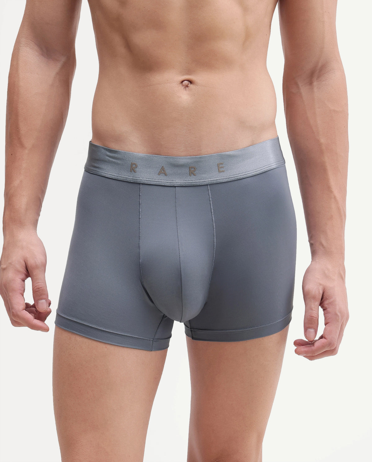 Rare Rabbit Men's Bovolo Brown/Maroon/Off White Nylon Blend Fabric Innerwear