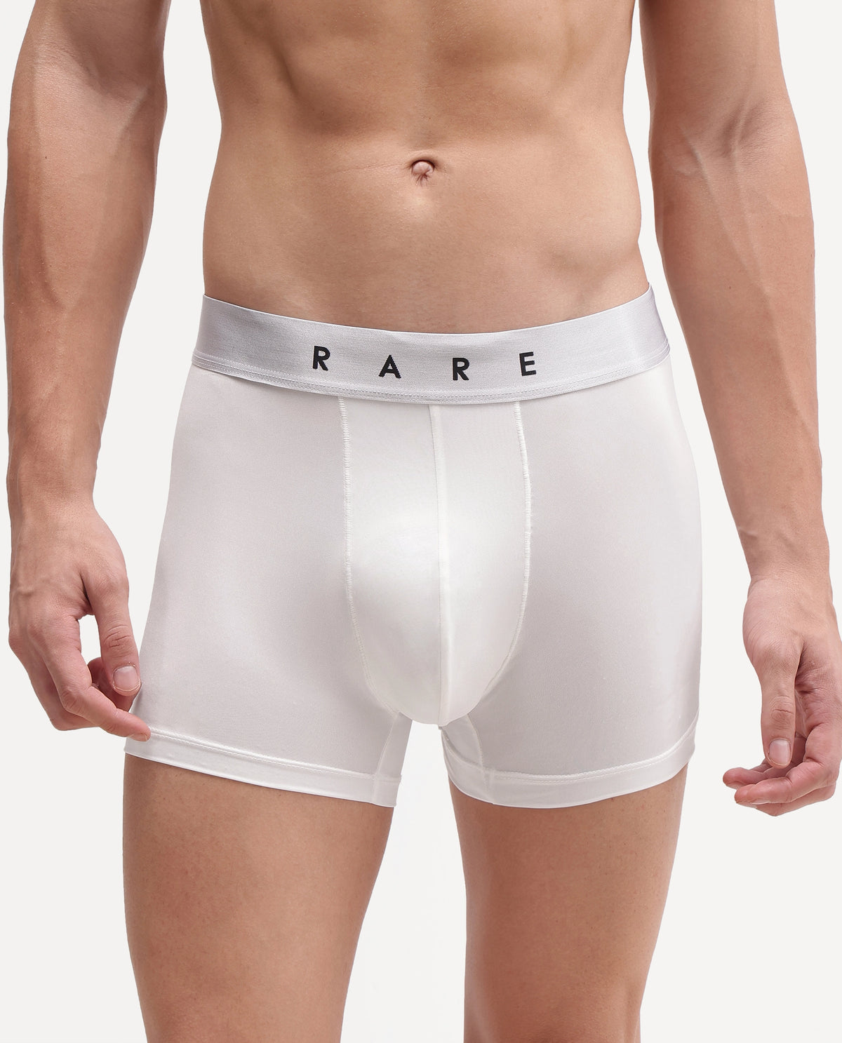 Rare Rabbit Men's Bovolo Brown/Maroon/Off White Nylon Blend Fabric Innerwear
