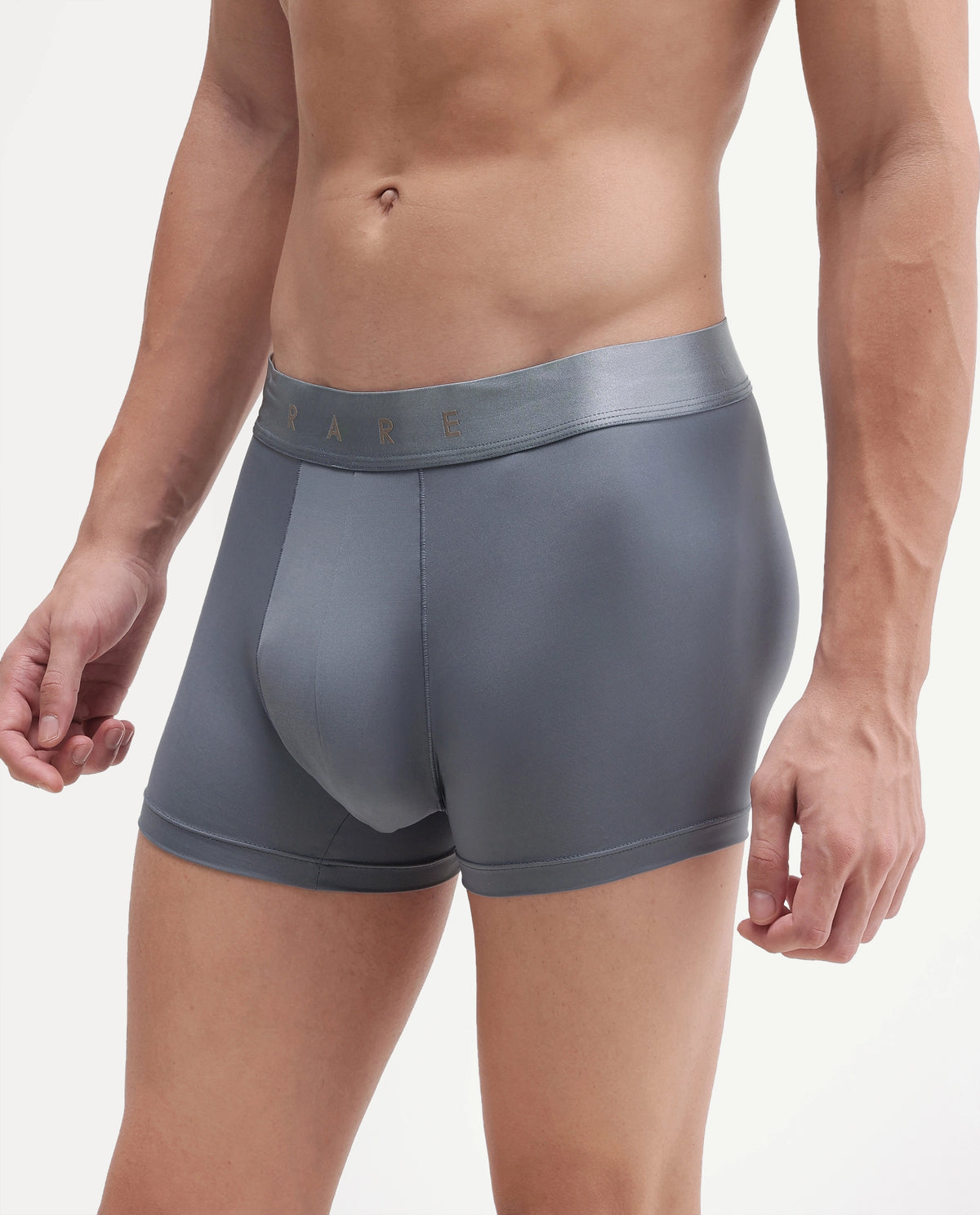 Rare Rabbit Men's Bovolo Brown/Maroon/Off White Nylon Blend Fabric Innerwear