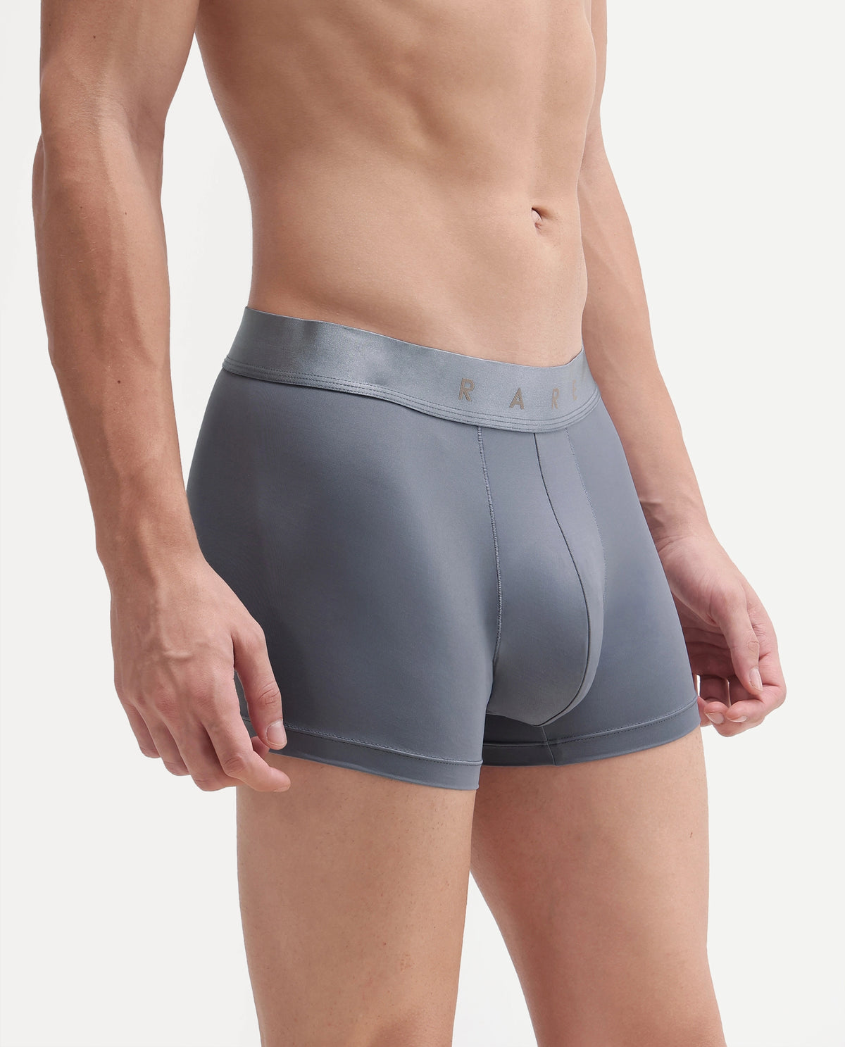 Rare Rabbit Men's Bovolo Brown/Maroon/Off White Nylon Blend Fabric Innerwear