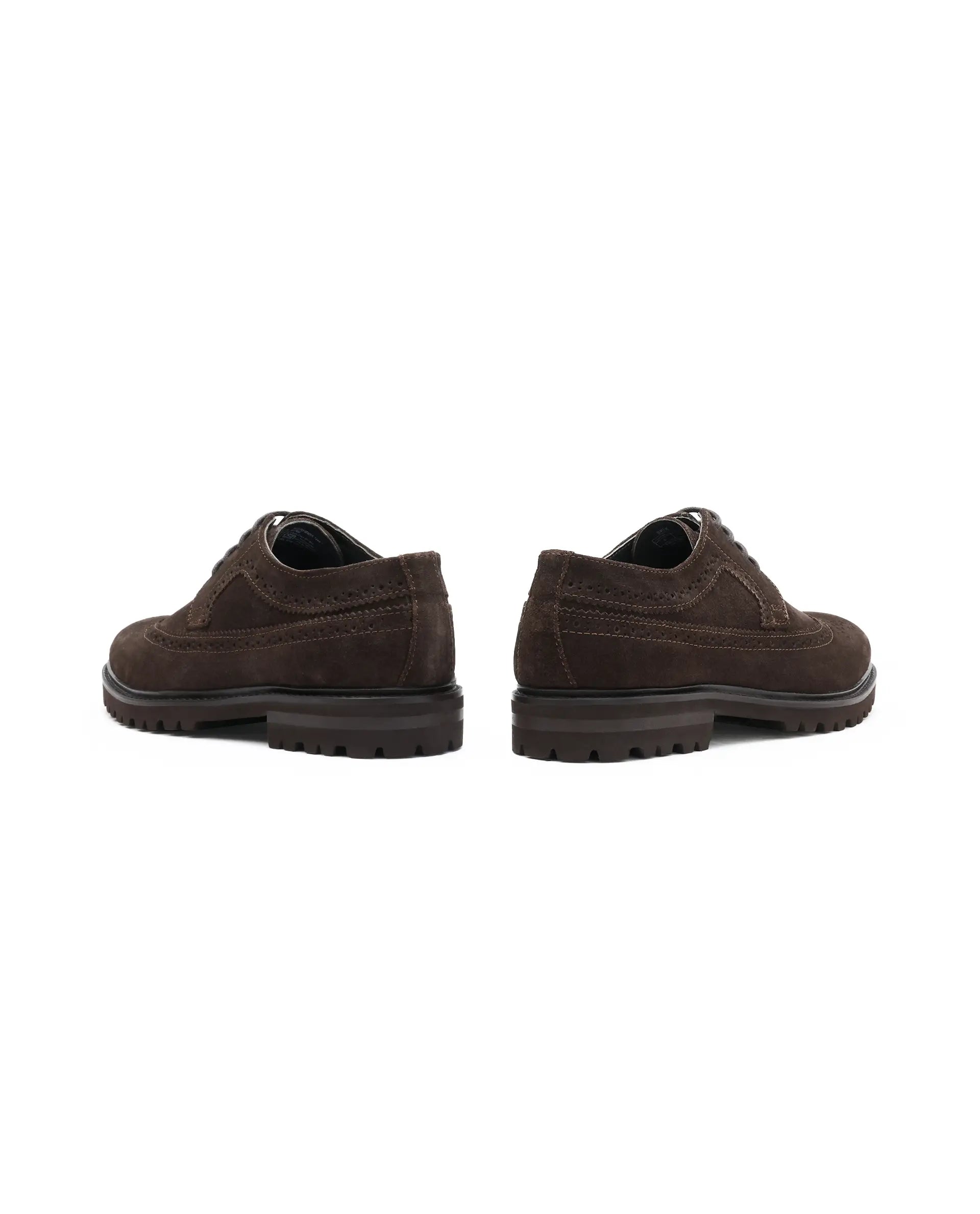 Rare Rabbit Men Brix Coffee Suede Lace-Up Closure Shoes