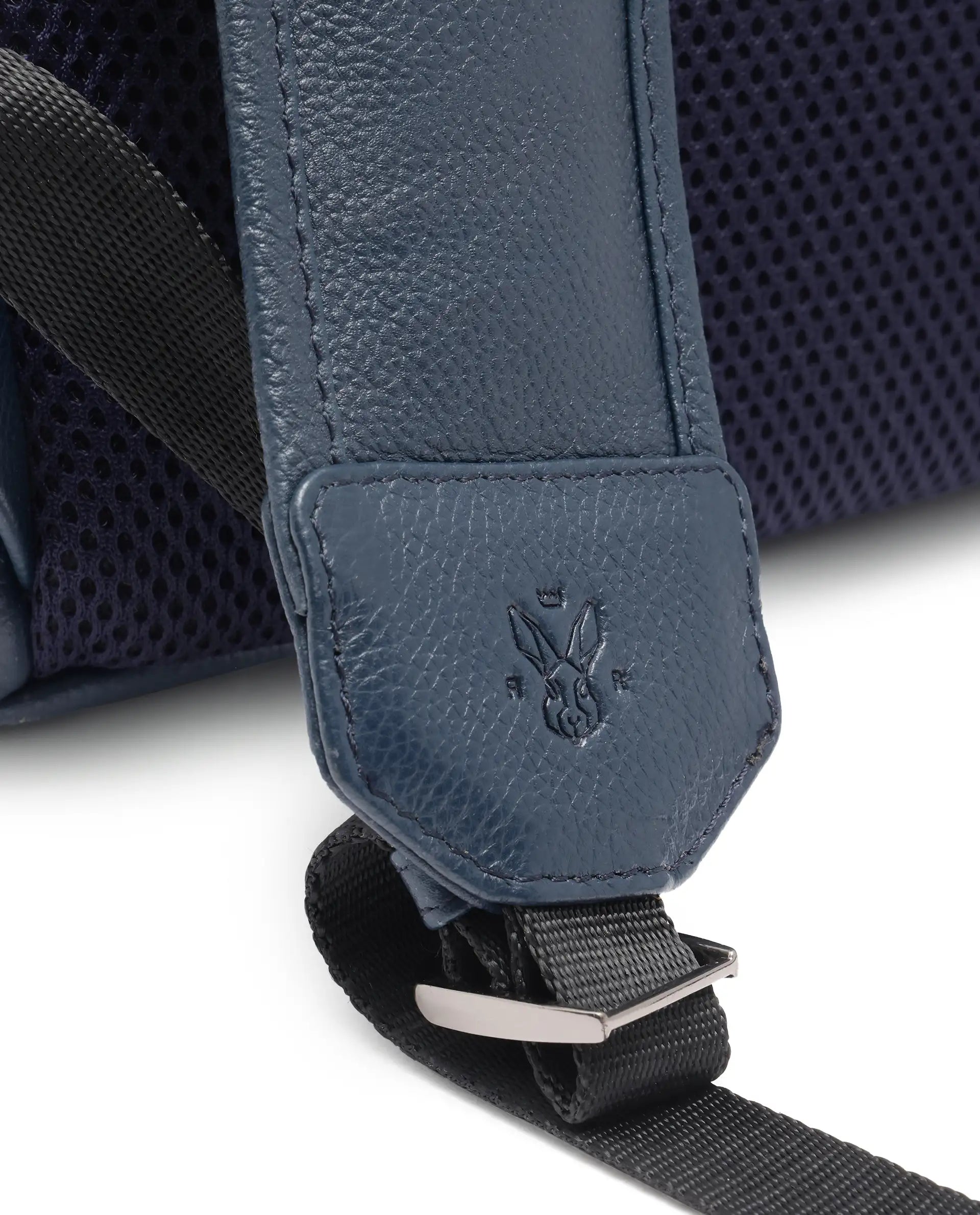 Rare Rabbit Men's Metan Blue Plain Bag