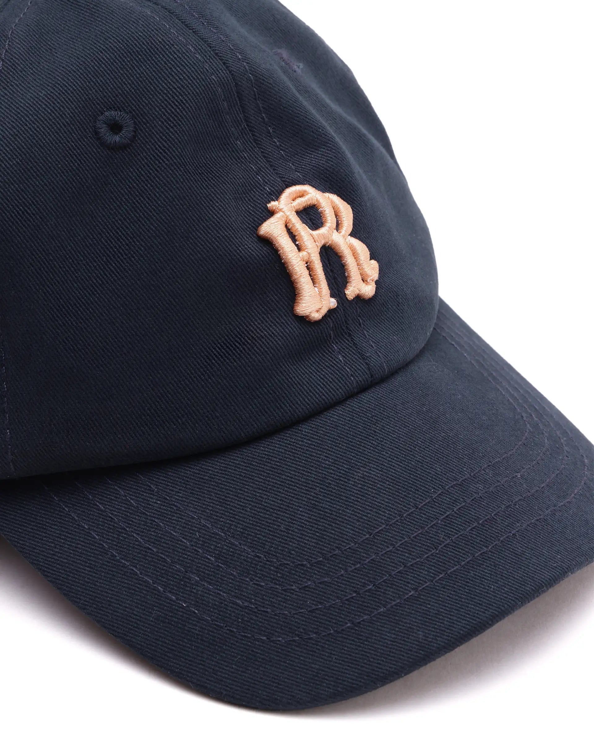 Rare Ones Kids Cafu-K Dark Navy Blue Cotton Velcro Closure Cap