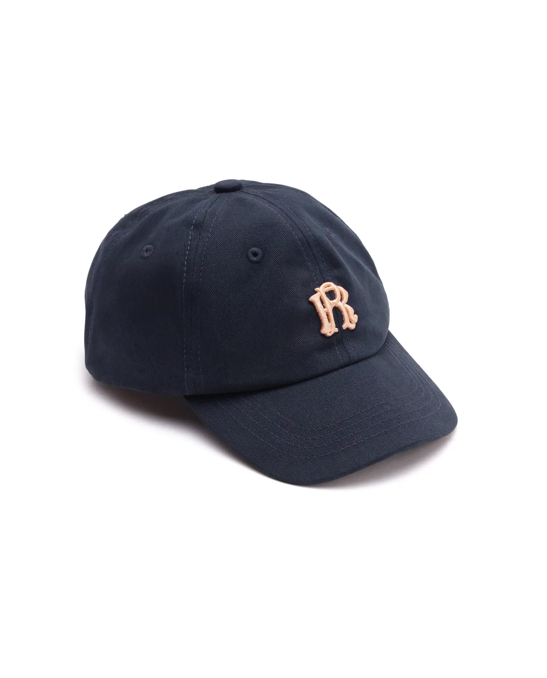 Rare Ones Kids Cafu-K Dark Navy Blue Cotton Velcro Closure Cap