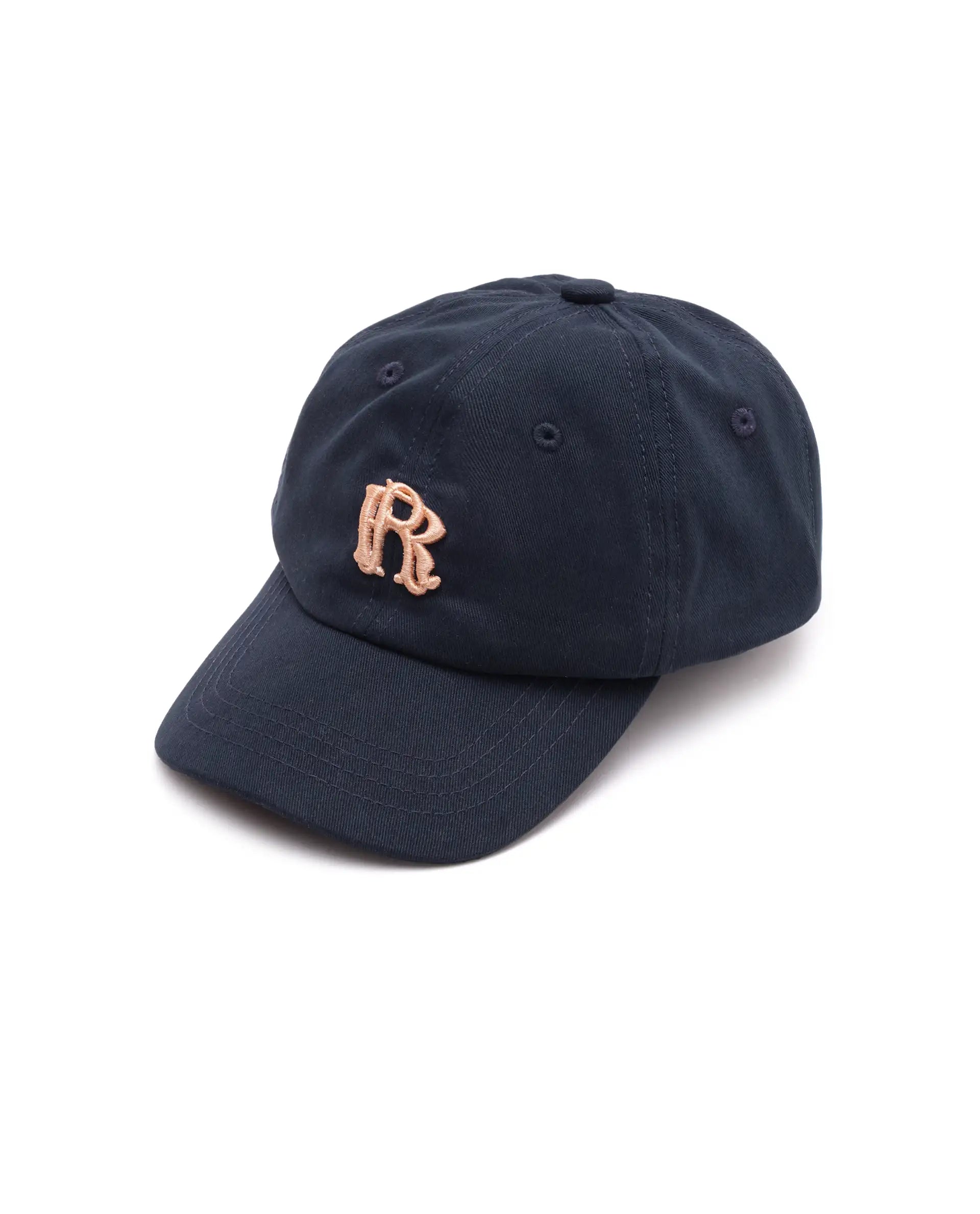 Rare Ones Kids Cafu-K Dark Navy Blue Cotton Velcro Closure Cap