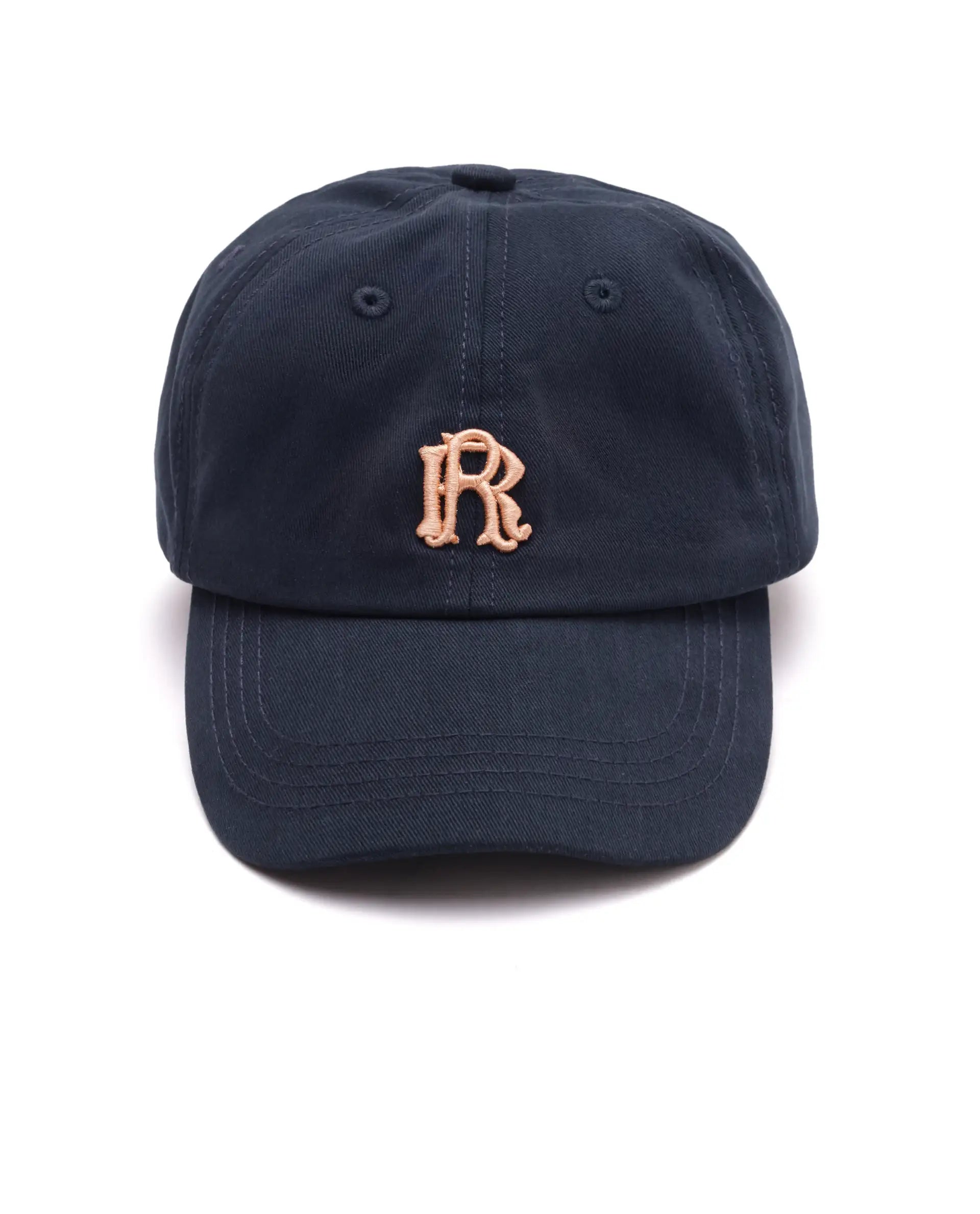 Rare Ones Kids Cafu-Y Dark Navy Blue Cotton Buckle Strap Closure Cap
