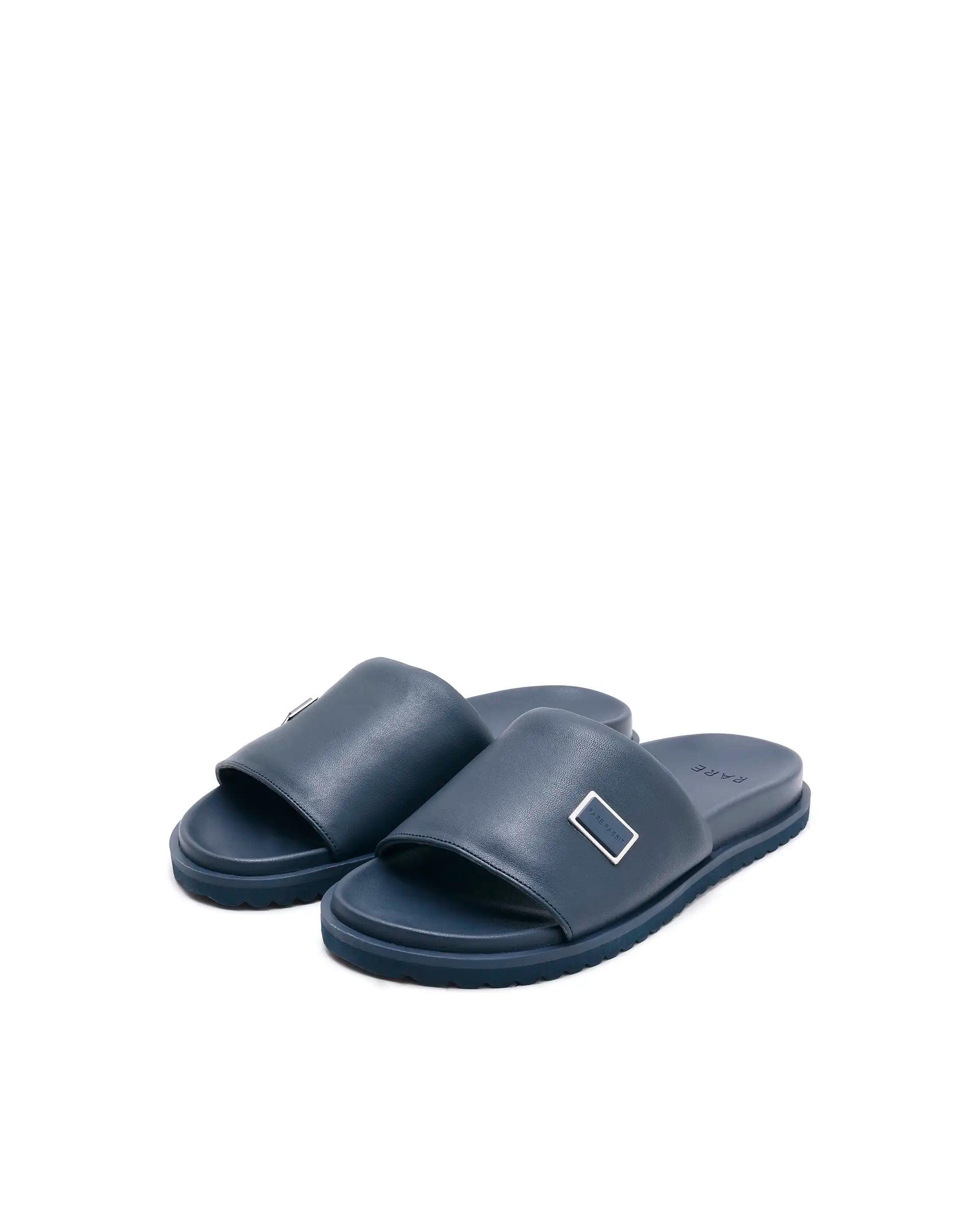Rarez Men's Camden Primary Navy Slip-On Closure Sandal