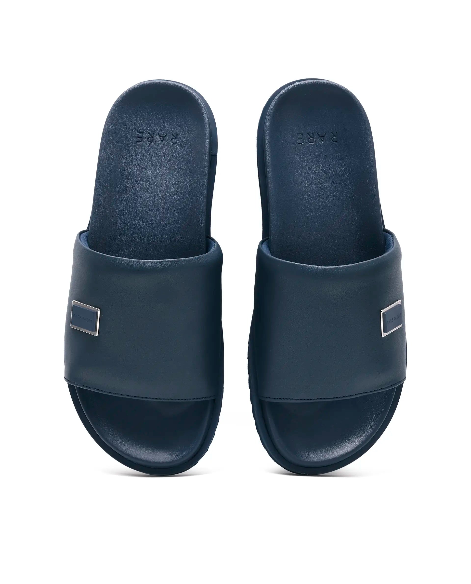 Rarez Men's Camden Primary Navy Slip-On Closure Sandal
