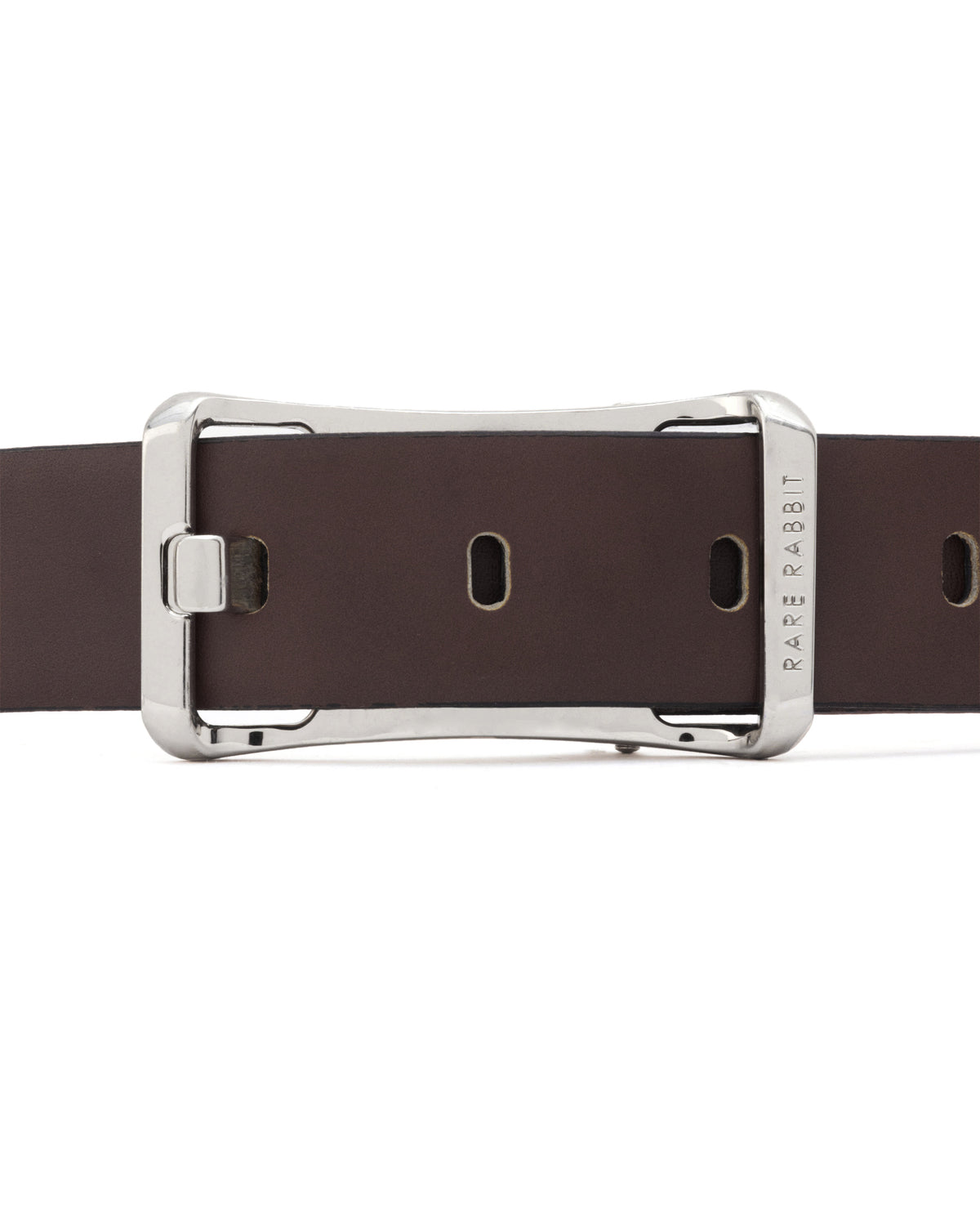 Rare Rabbit Men'S Polite Brown Belts Leather Fabric