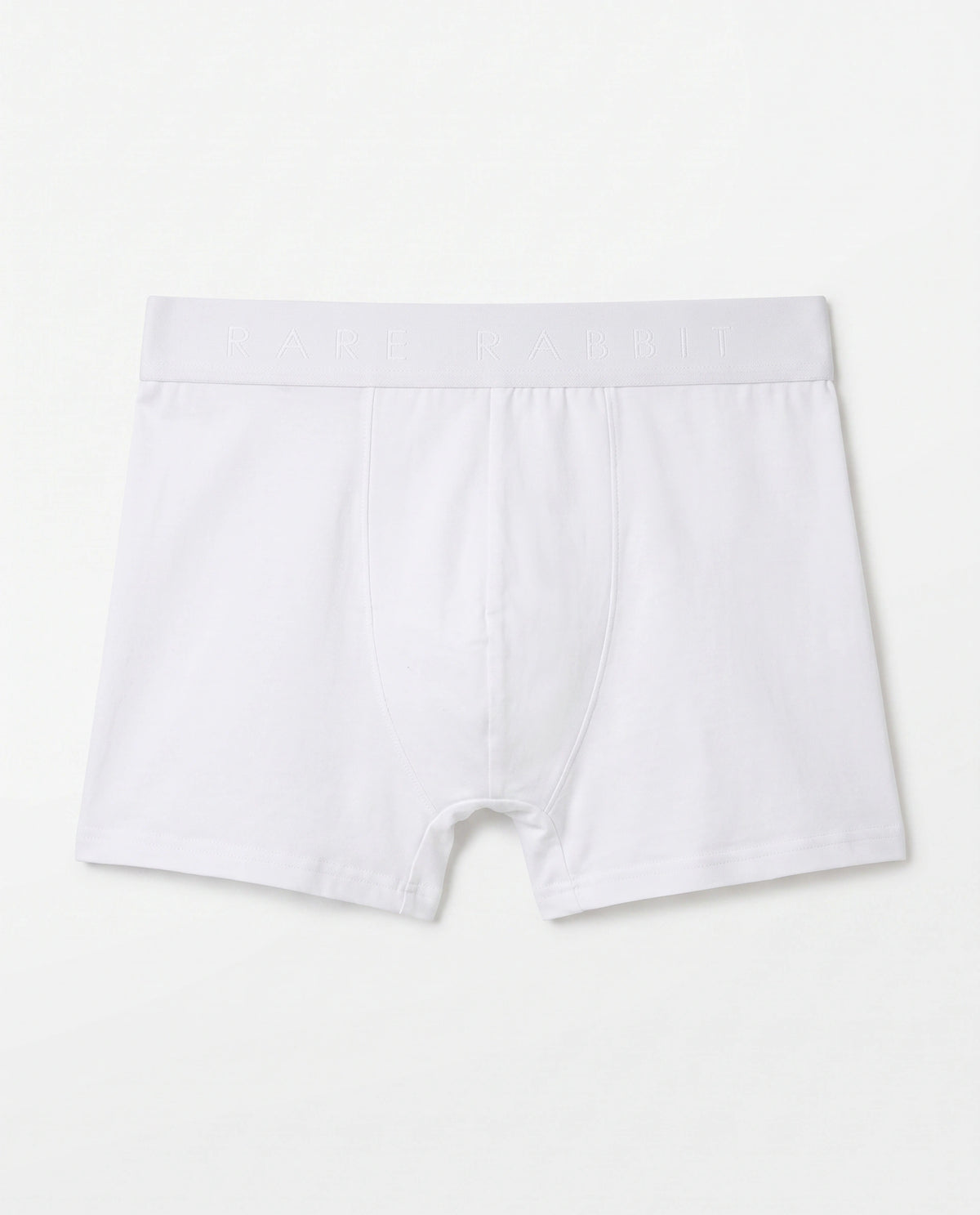 Rare Rabbit Men Close White Soft Cotton Stretch Trunks
