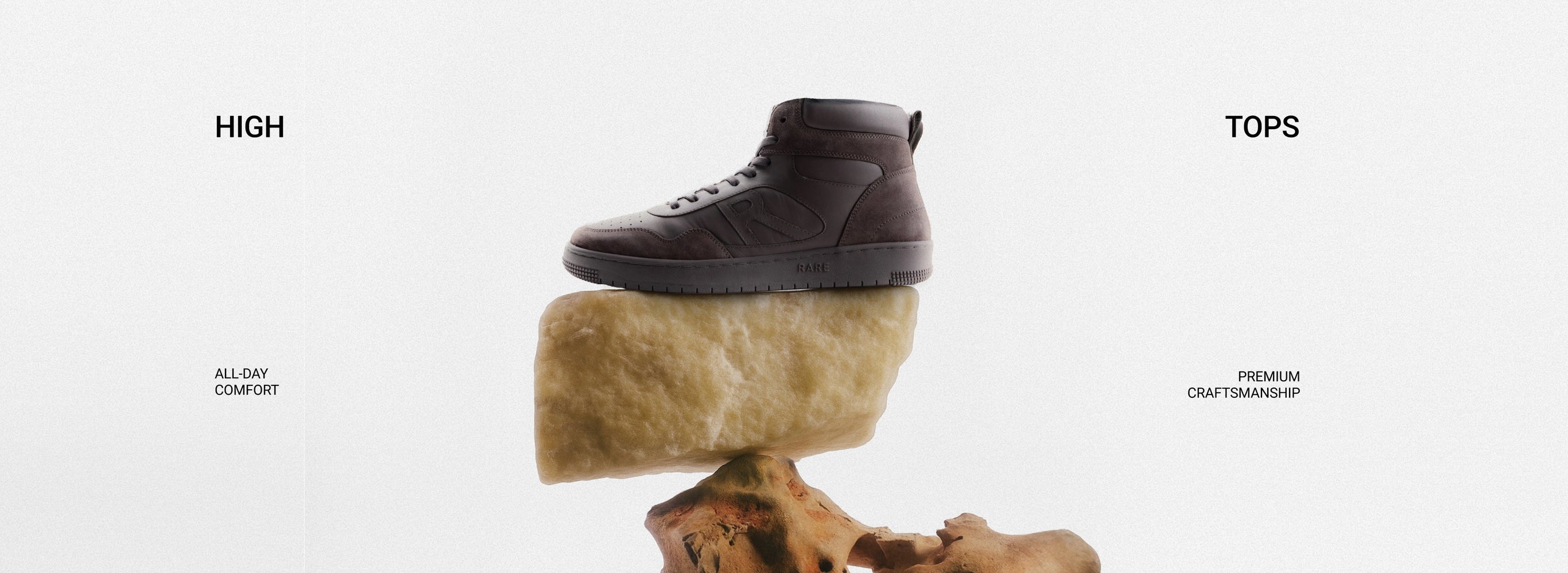 RAREZ HIGH-TOP SNEAKERS AND BOOT
