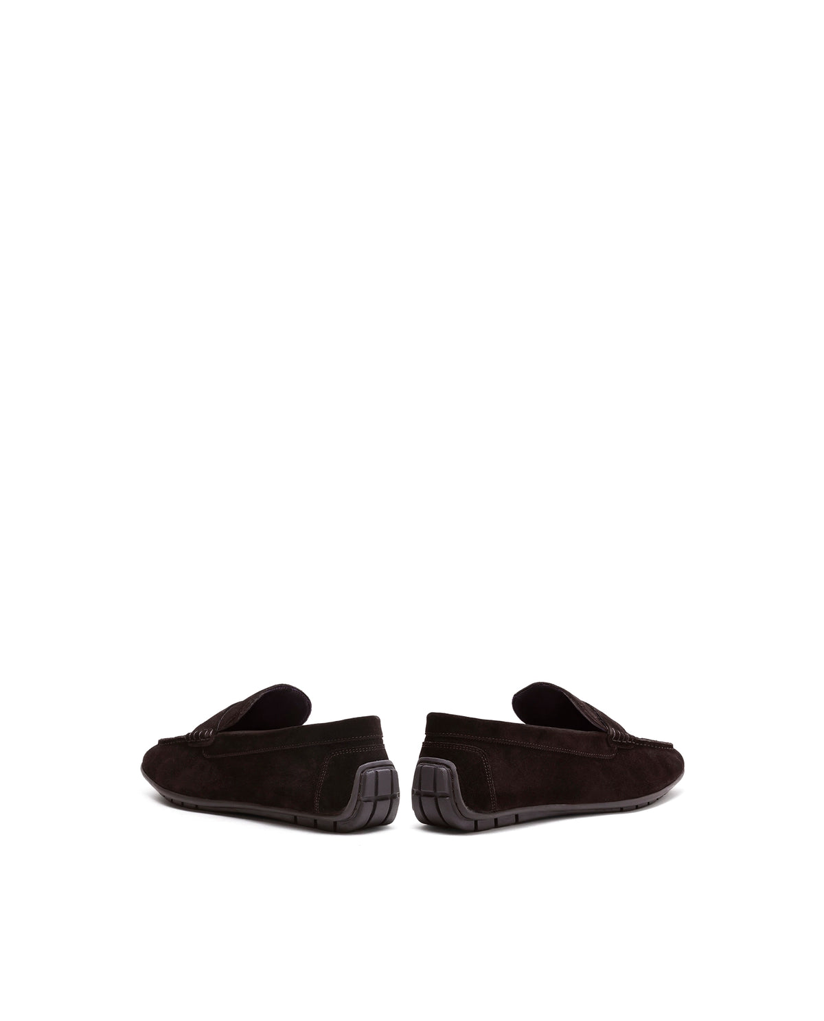 Rarez Men's Connor Brown Suede Regular Slip-On Drivers