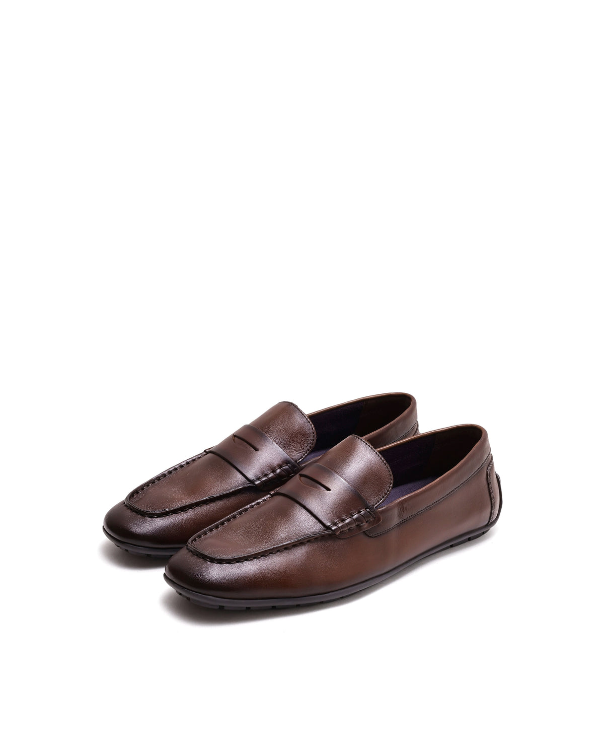 Rarez Men's Connor Primary Tan Leather Regular Loafers