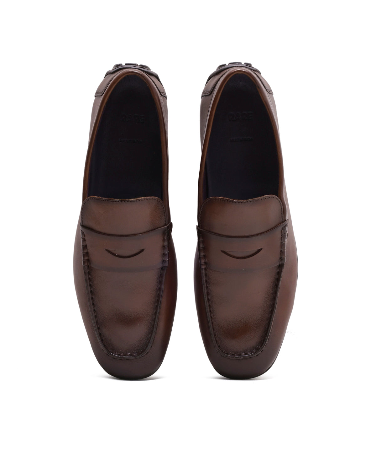 Rarez Men's Connor Primary Tan Leather Regular Loafers