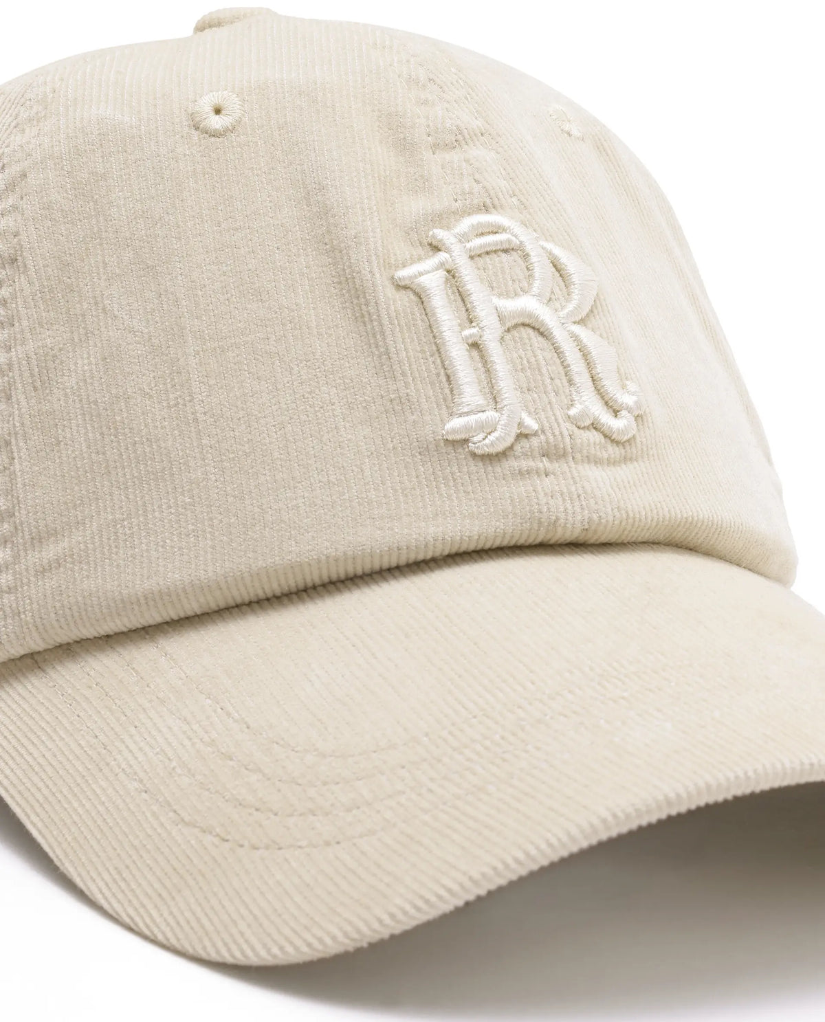Rare Rabbit Men's Cordy Beige Cotton Regular Embroidered Cap