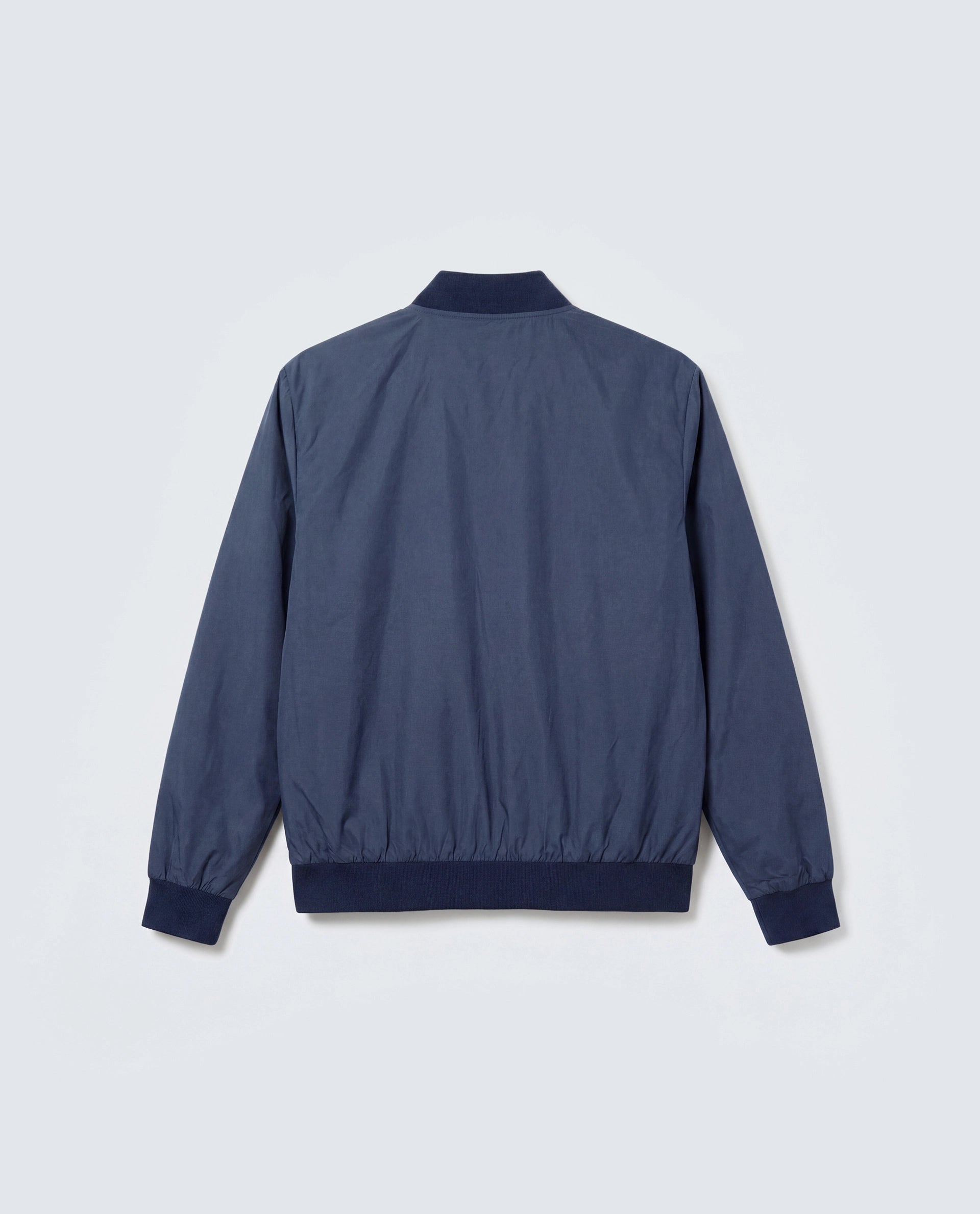Rare Rabbit Men's Basic Corp Jack Navy Polyester Regular Plain Jacket