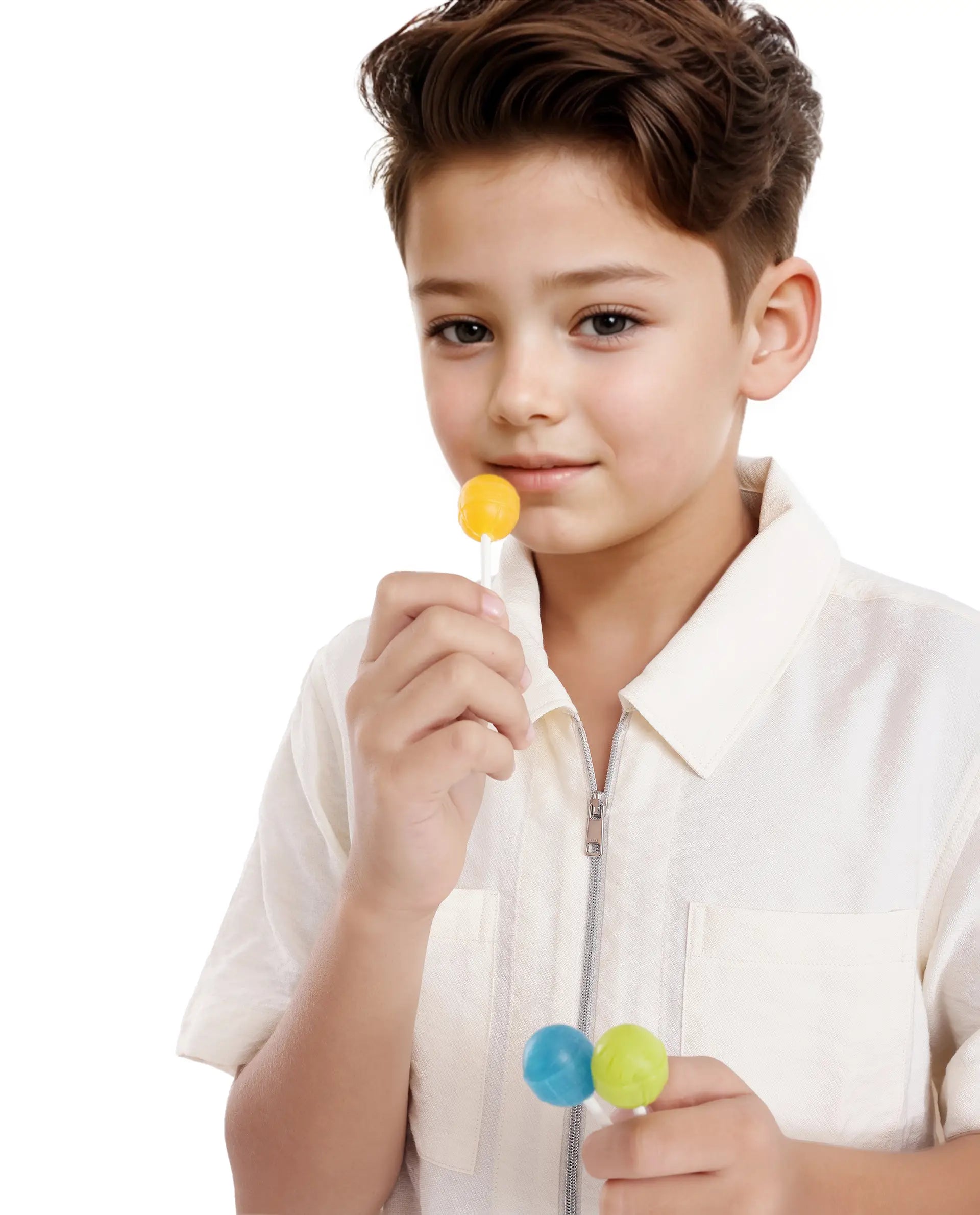 Rare Ones Kids Cose Off White Viscose Half Sleeve Solid Shirt