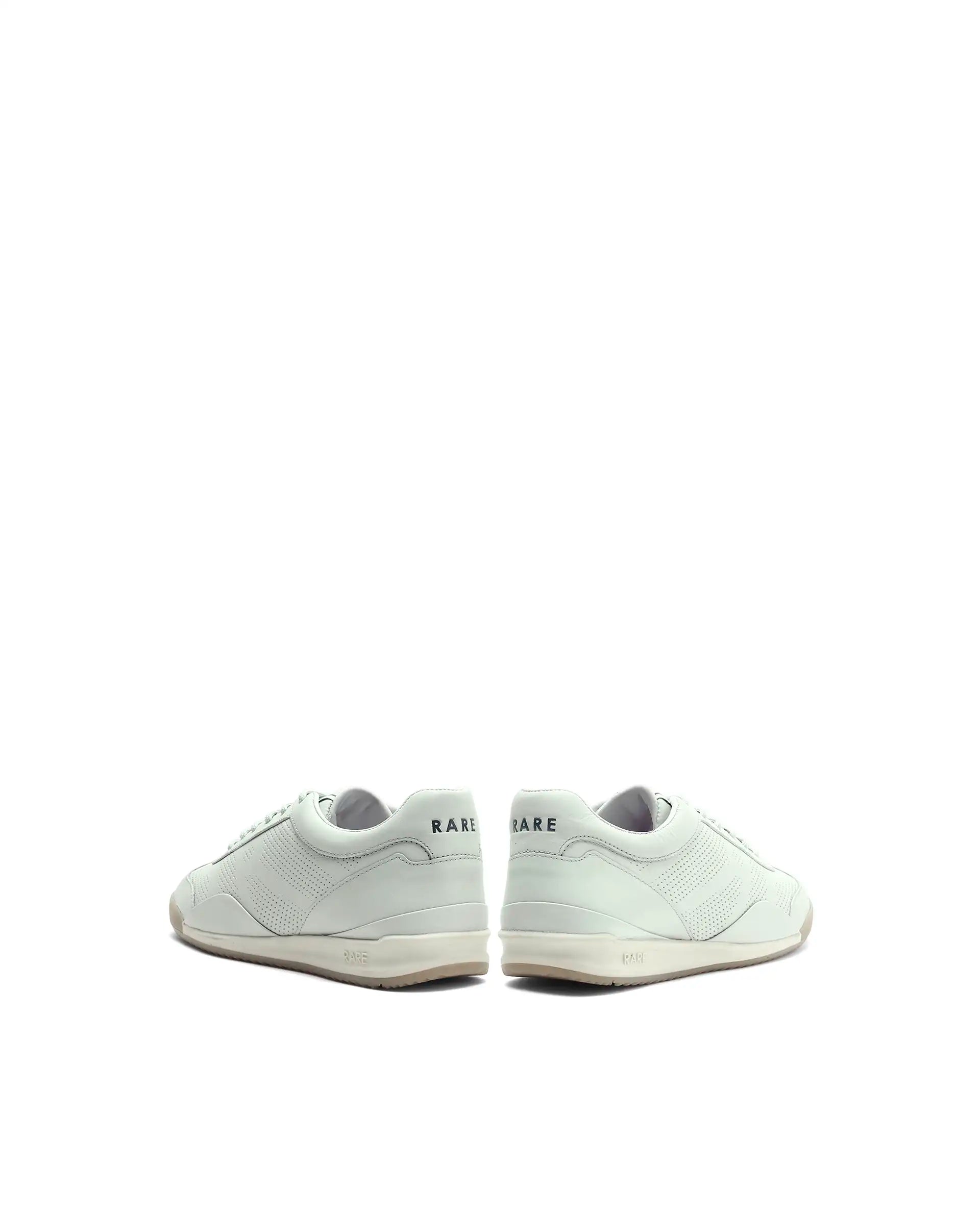 Rare Rabbit Men's Cryon Light Green Leather Sneaker