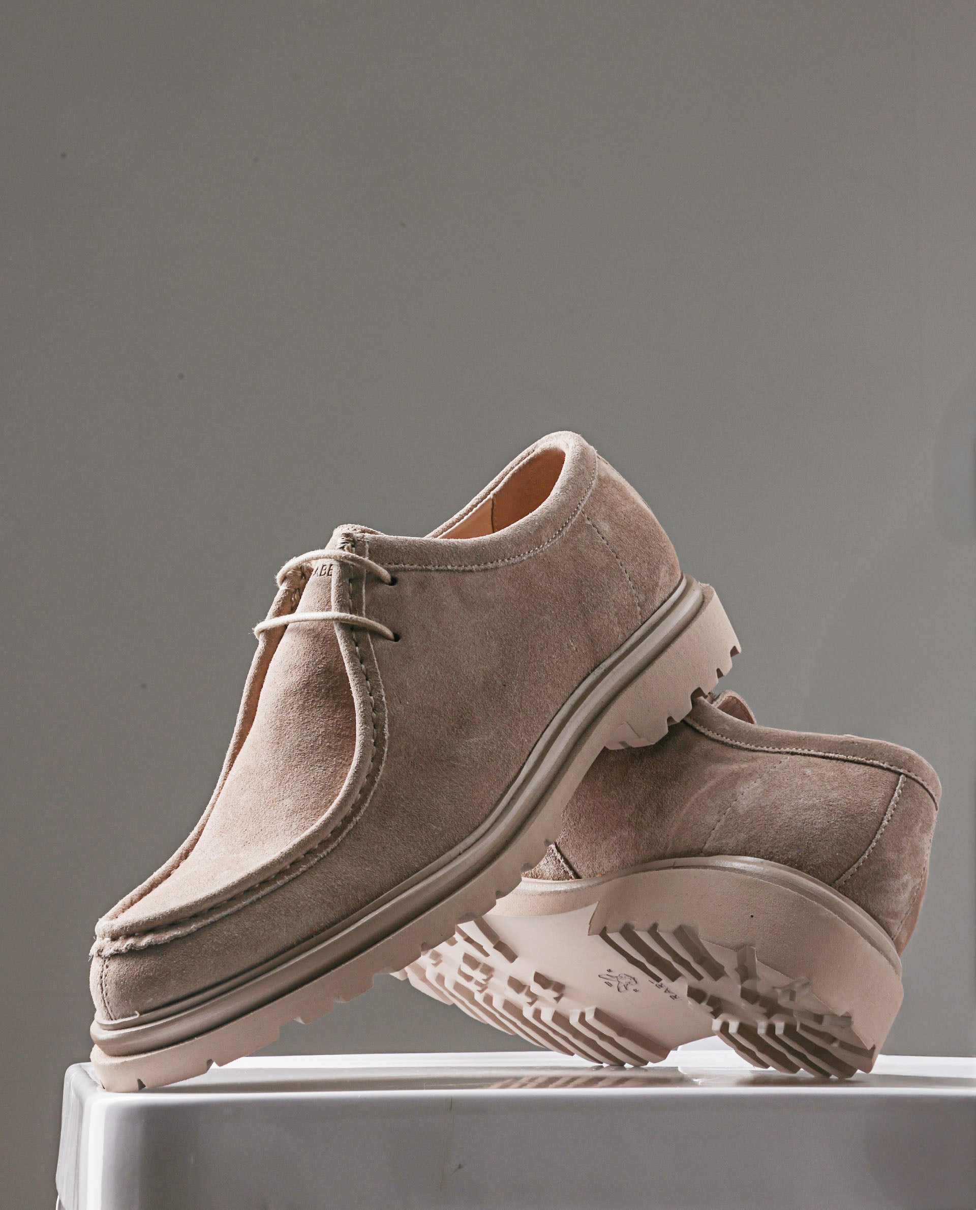 Rare Rabbit Men Seoul Light Beige Lace-Up Shoes