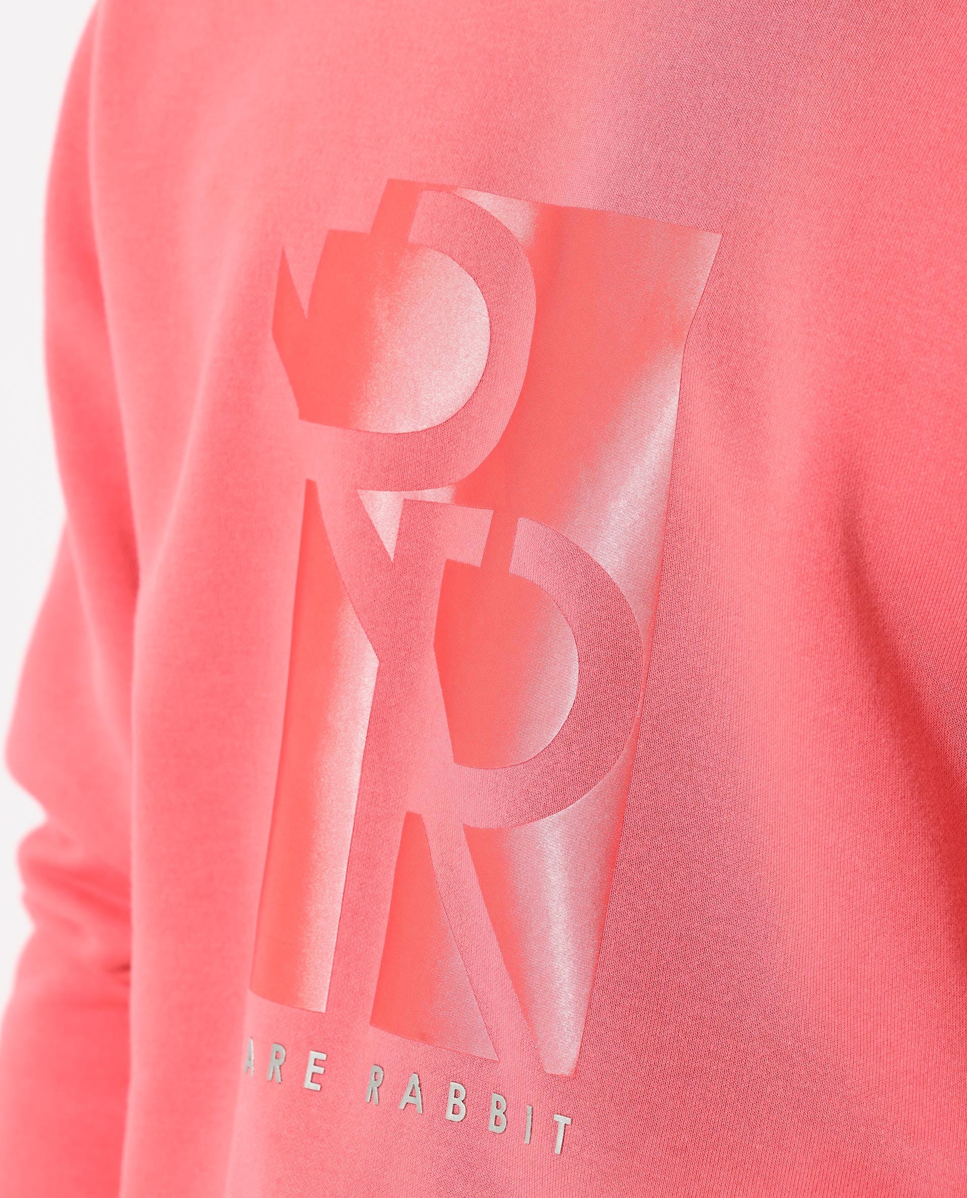 Rare Rabbit Men's Depth Red Cotton Polyester Fabric Full Sleeves Graphic Print Knitted Sweatshirt