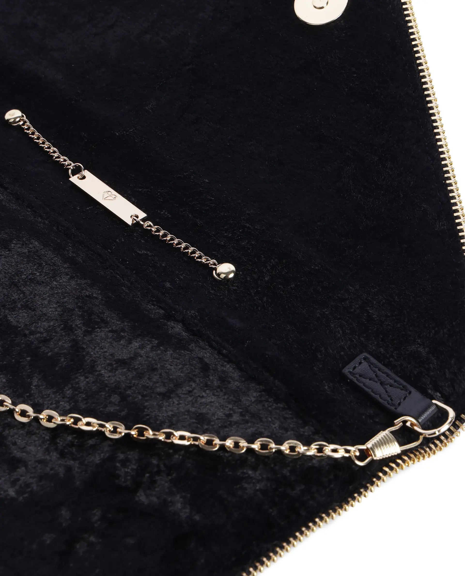 Rareism Women Diva Dark Black Plain Bag