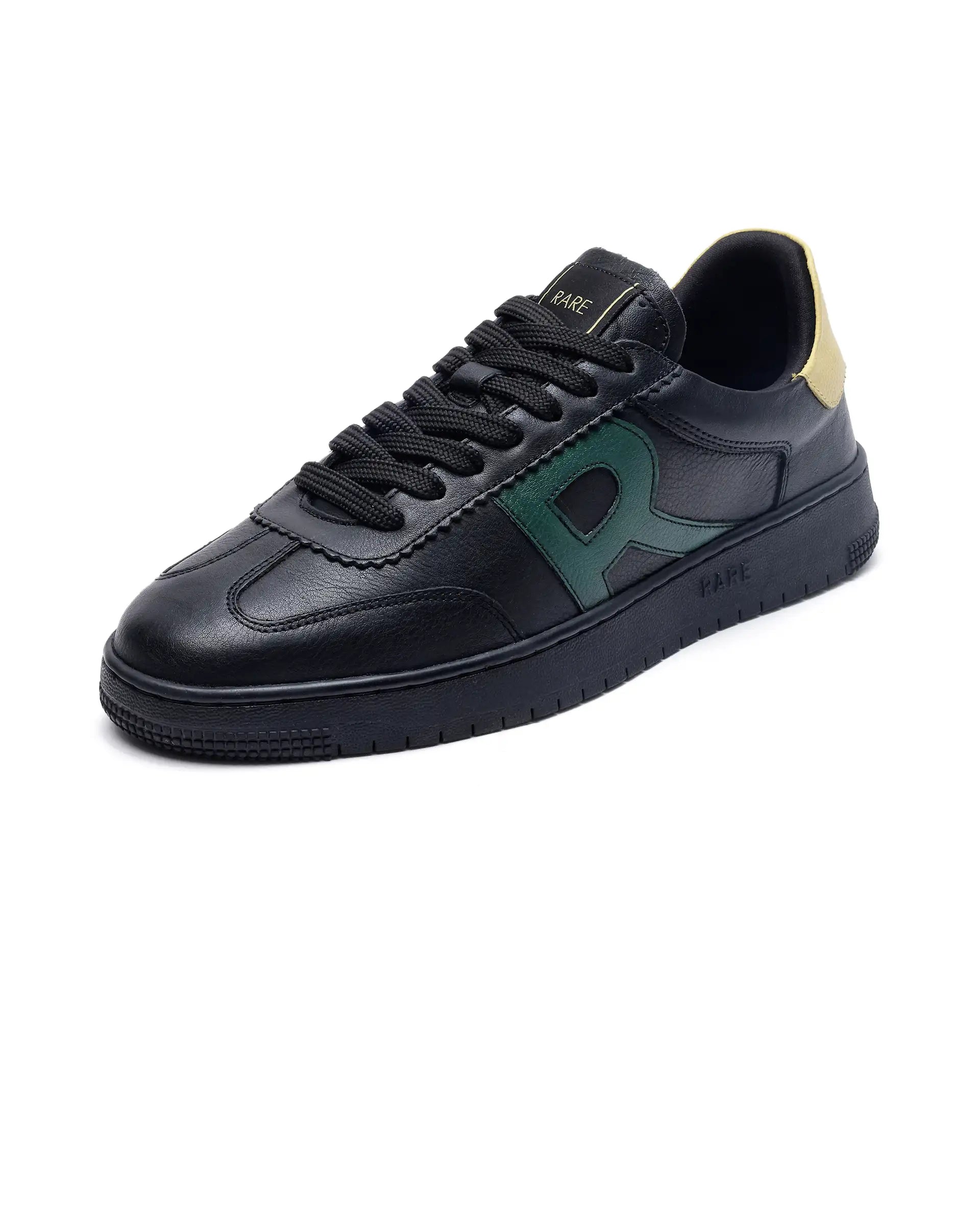 Rare Rabbit Men Dorset Black Lace-Up Closure Shoes