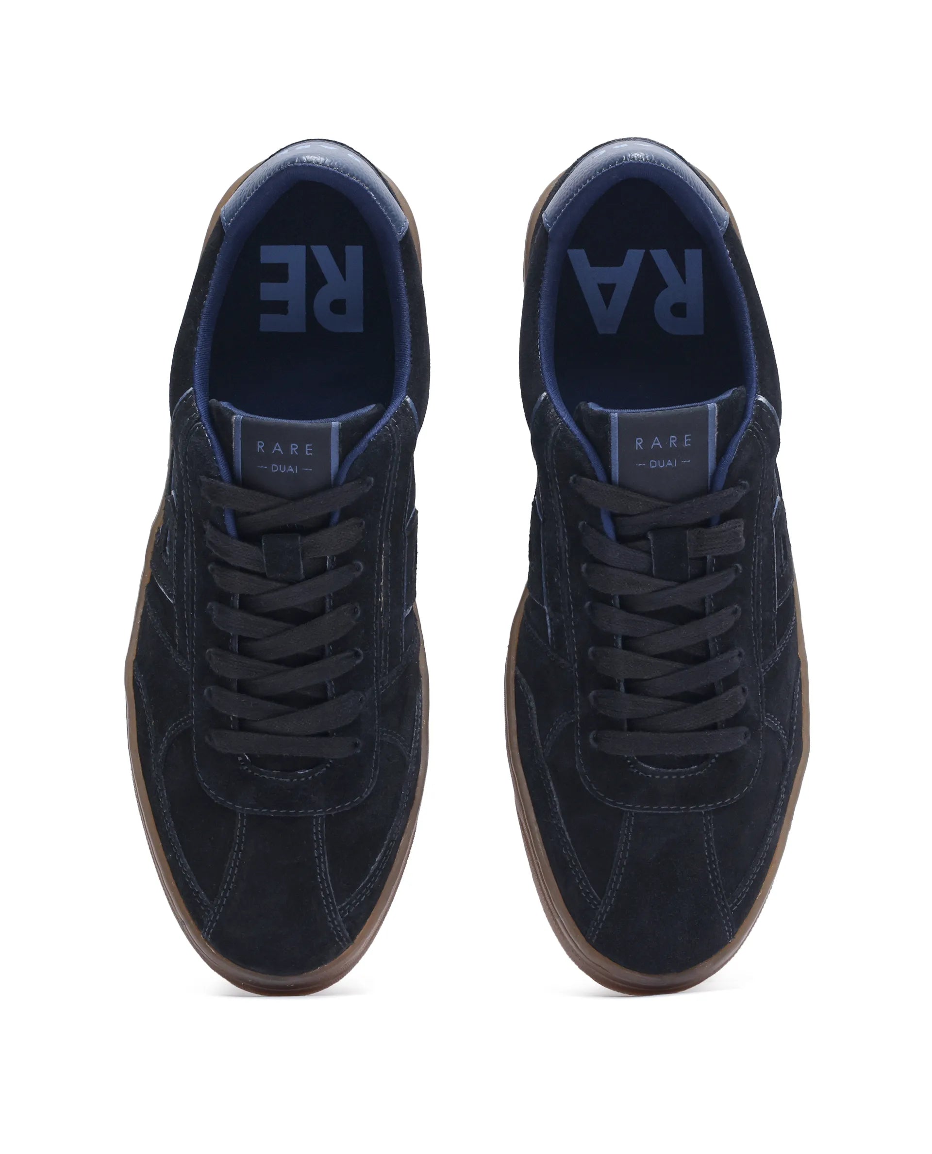 Rare Rabbit Men Duai Black Lace-Up Closure Sneaker