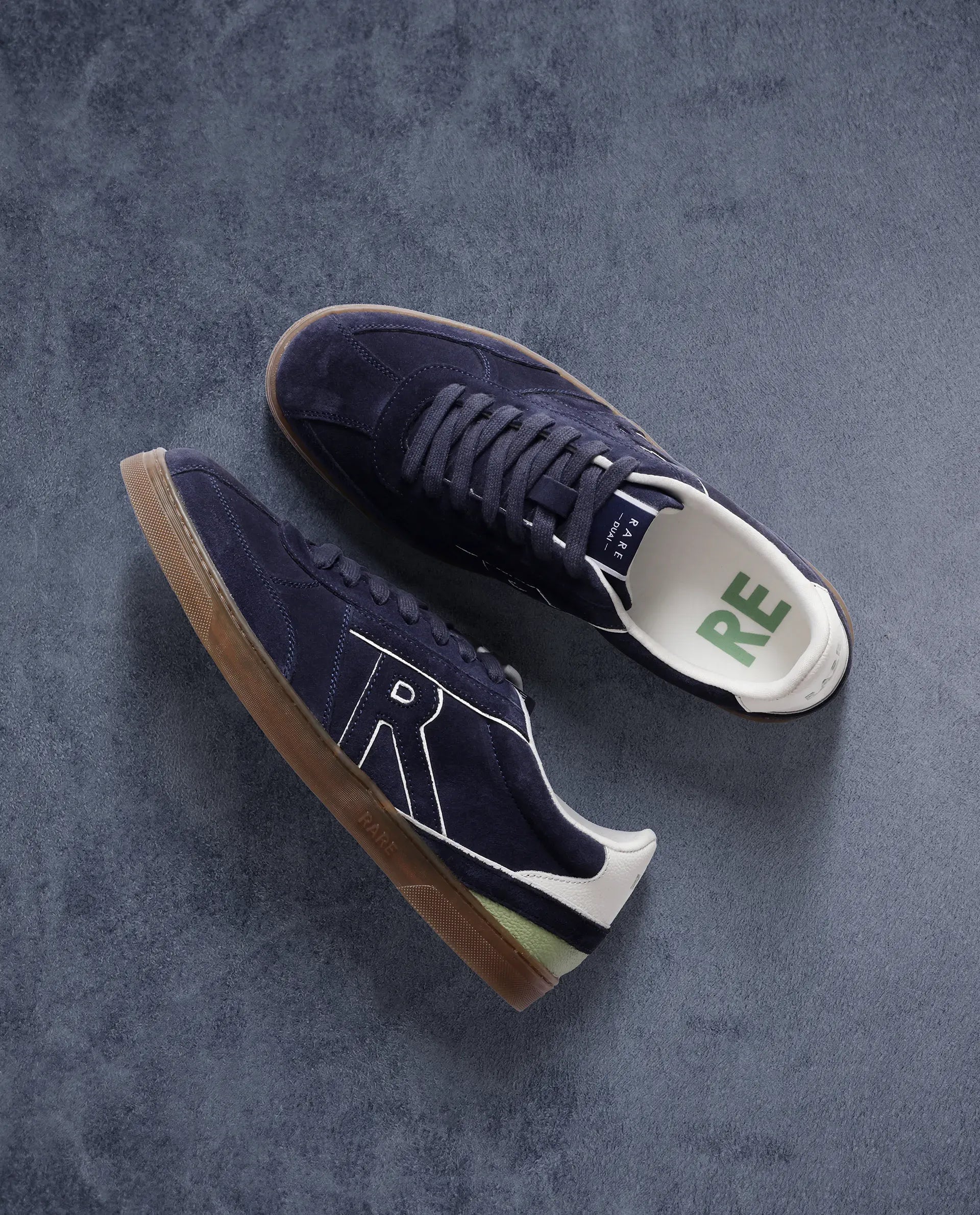 Rare Rabbit Men Duai Navy Lace-Up Closure Sneaker