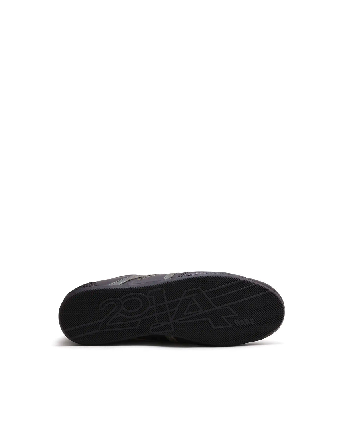 Rarez Men's Dust Primary Black Leather Regular Sneaker