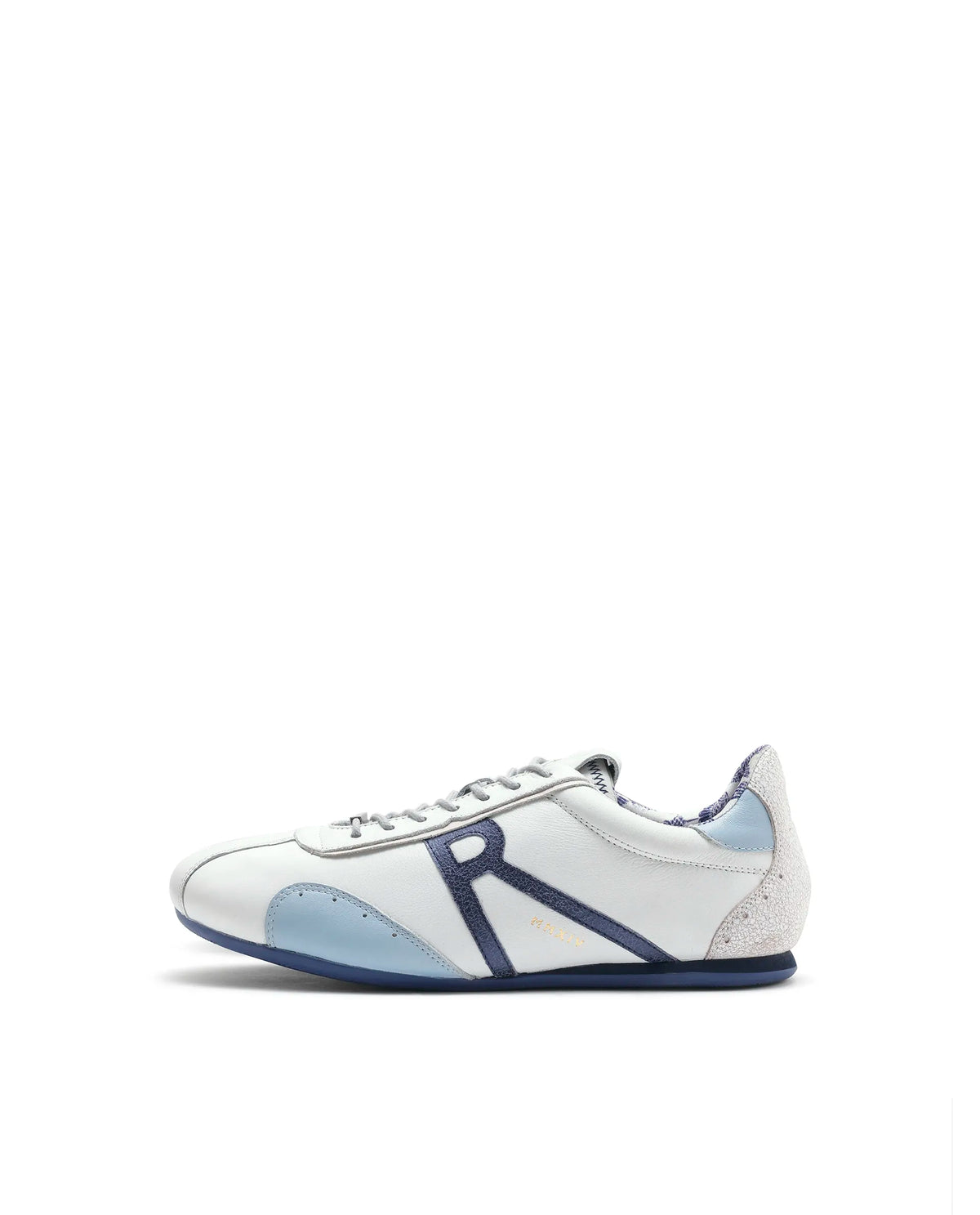 Rarez Men's Dust Primary White Leather Regular Sneaker