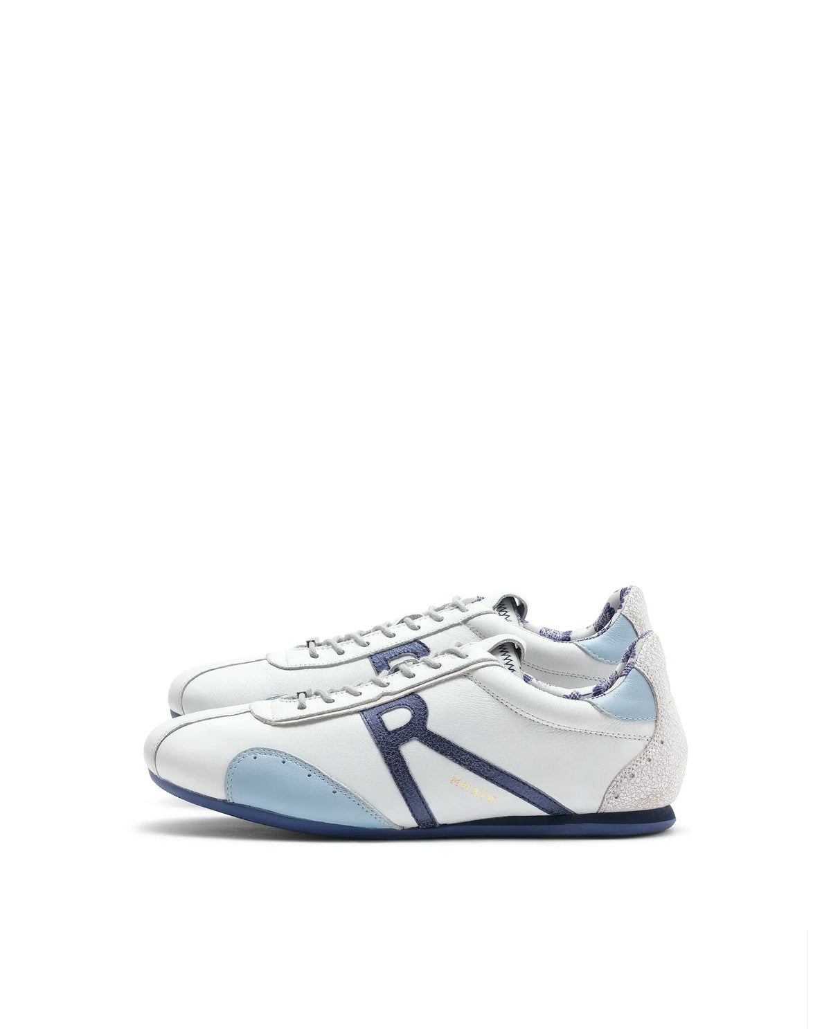 Rarez Men's Dust Primary White Leather Regular Sneaker