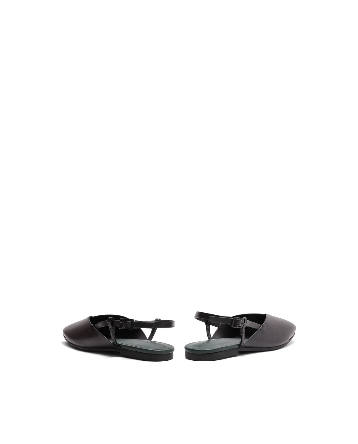 Rarez Women's Elina Black Micro Fiber Flats