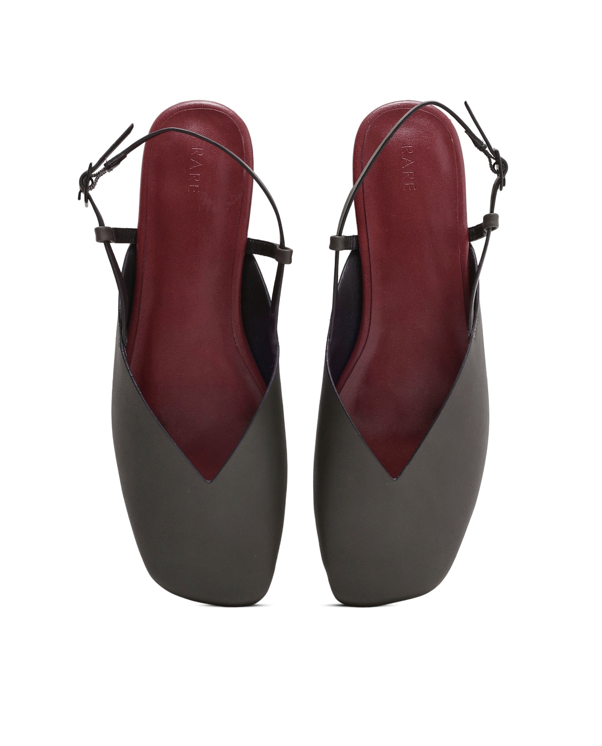 Rarez Women's Elina Olive Micro Fiber Flats