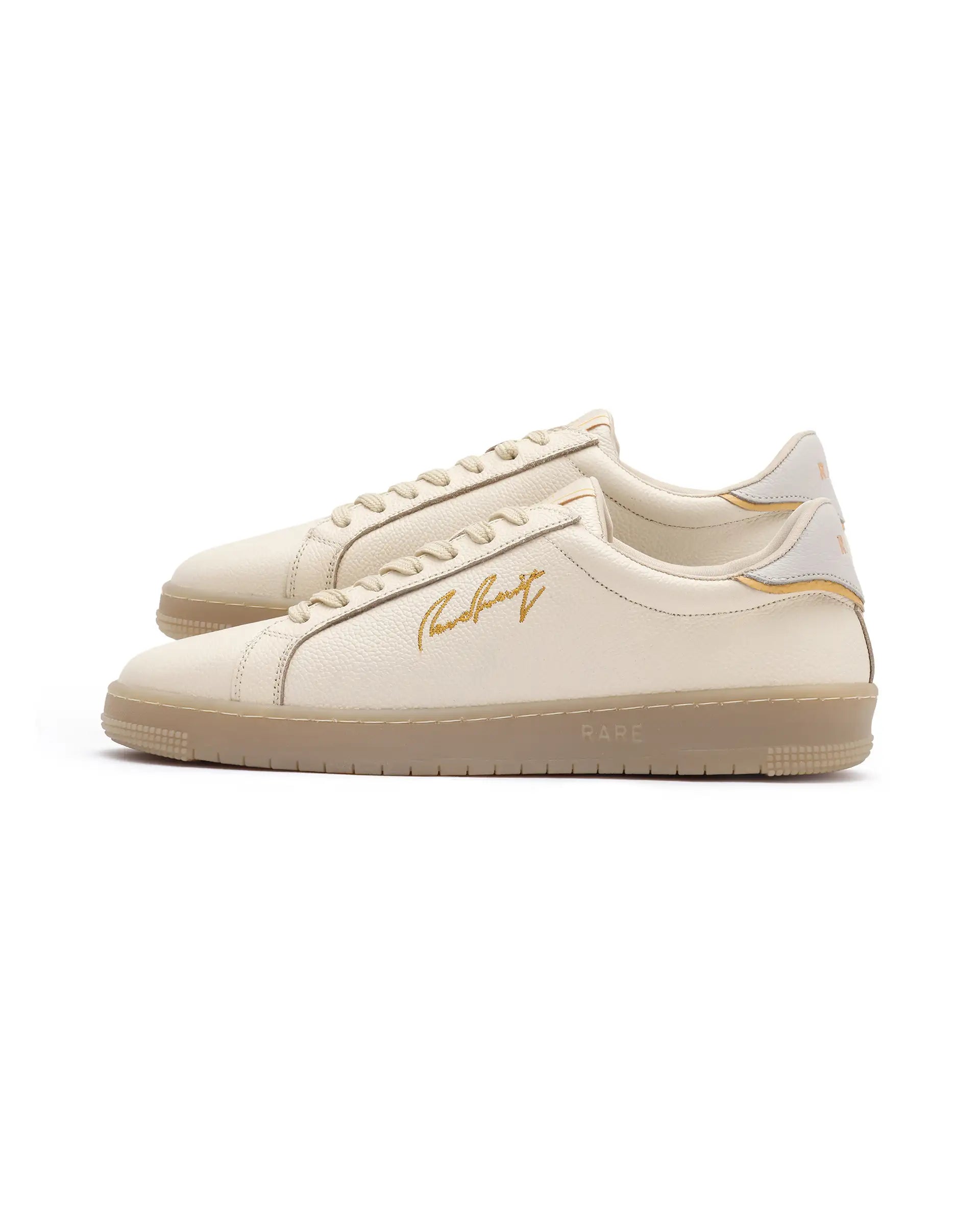 Rare Rabbit Men Elton Beige Lace-Up Closure Sneaker