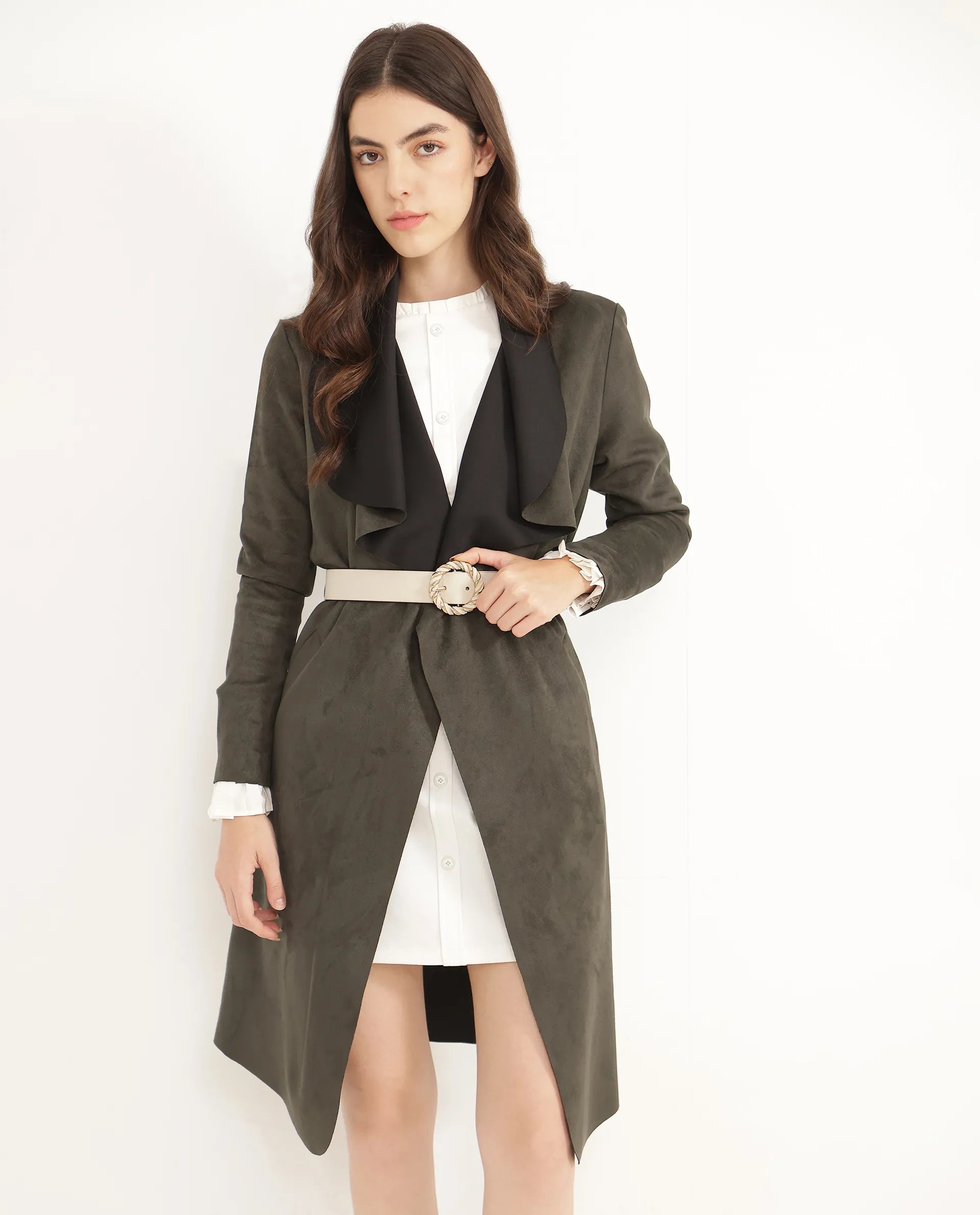 Rareism Women Pine Black Belt