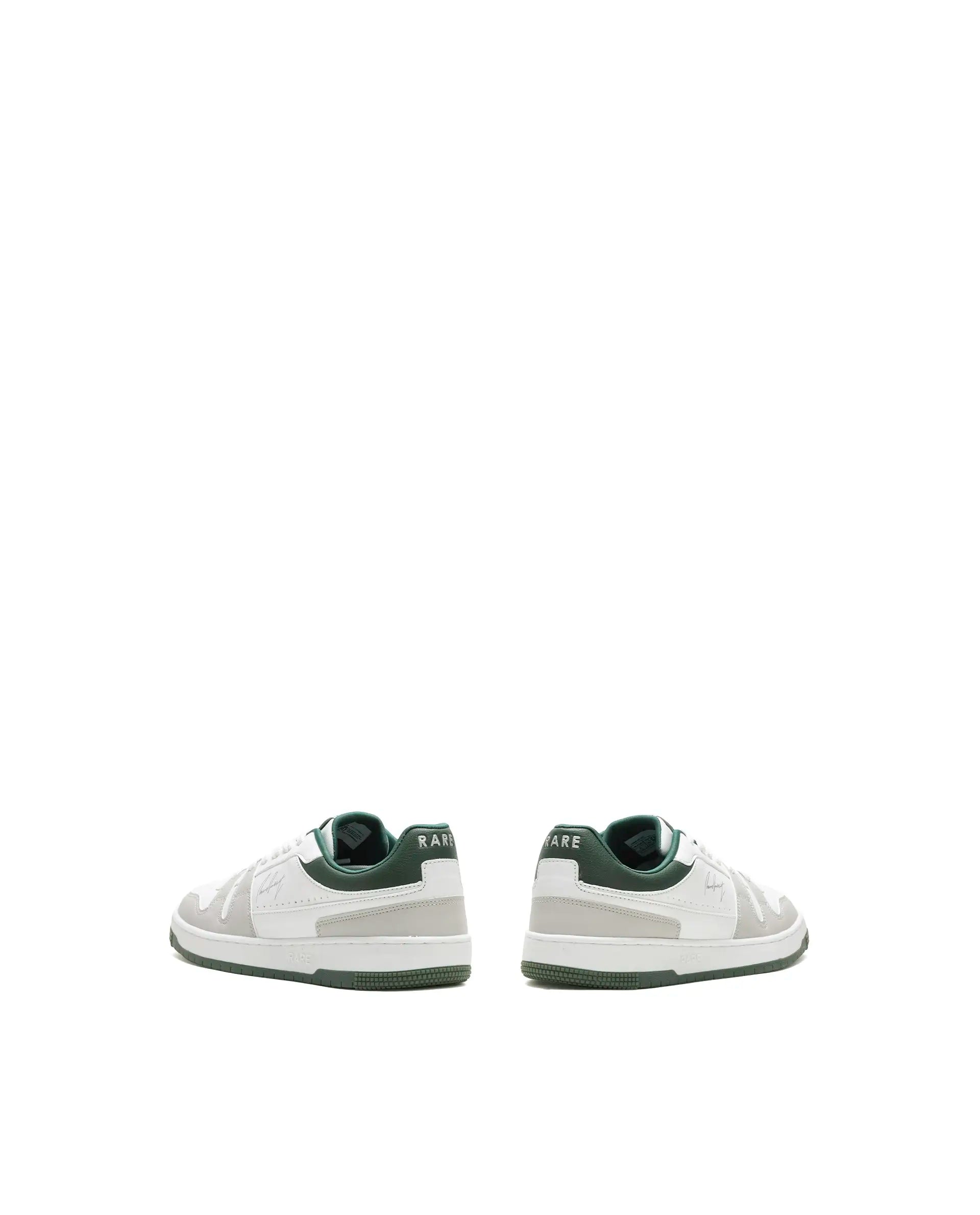 Rare Rabbit Men's Enrik White Micro Fiber Sneaker