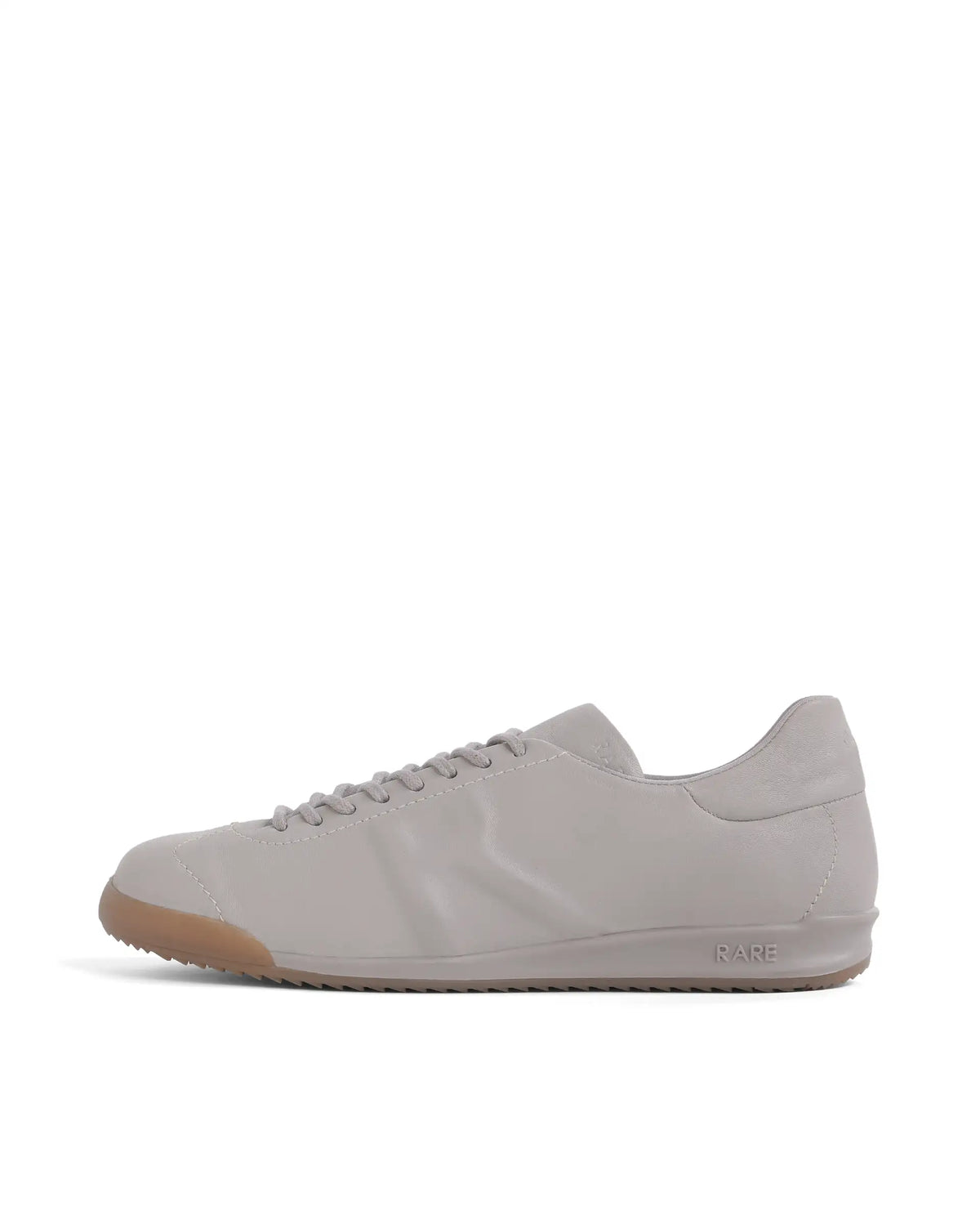 Rarez Men's Faceoff Light Cement Leather Regular Sneaker