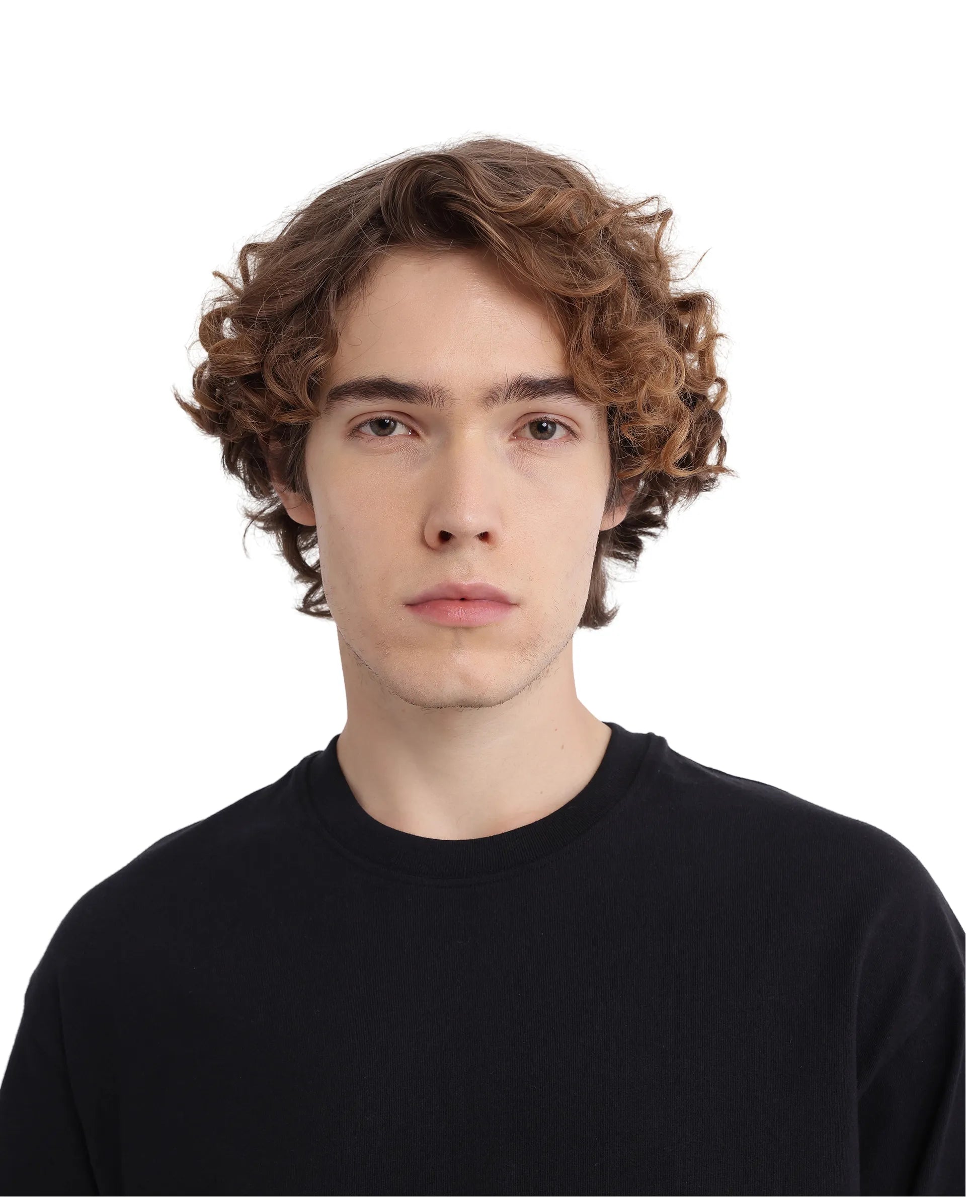 Rare Rabbit Men Fast Black Cotton Fabric Short Sleeve Crew Neck Oversized Fit HD Print T-Shirt