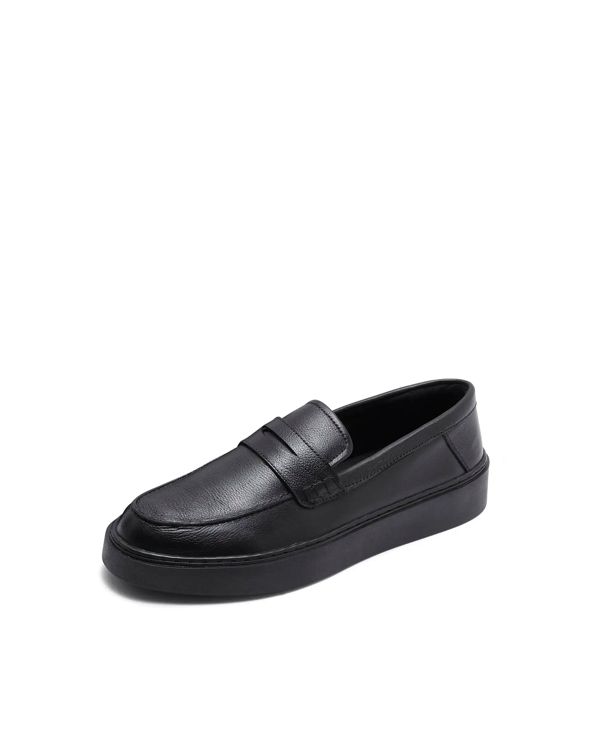 Rarez Men's Fordo Black Leather Regular Mocassin