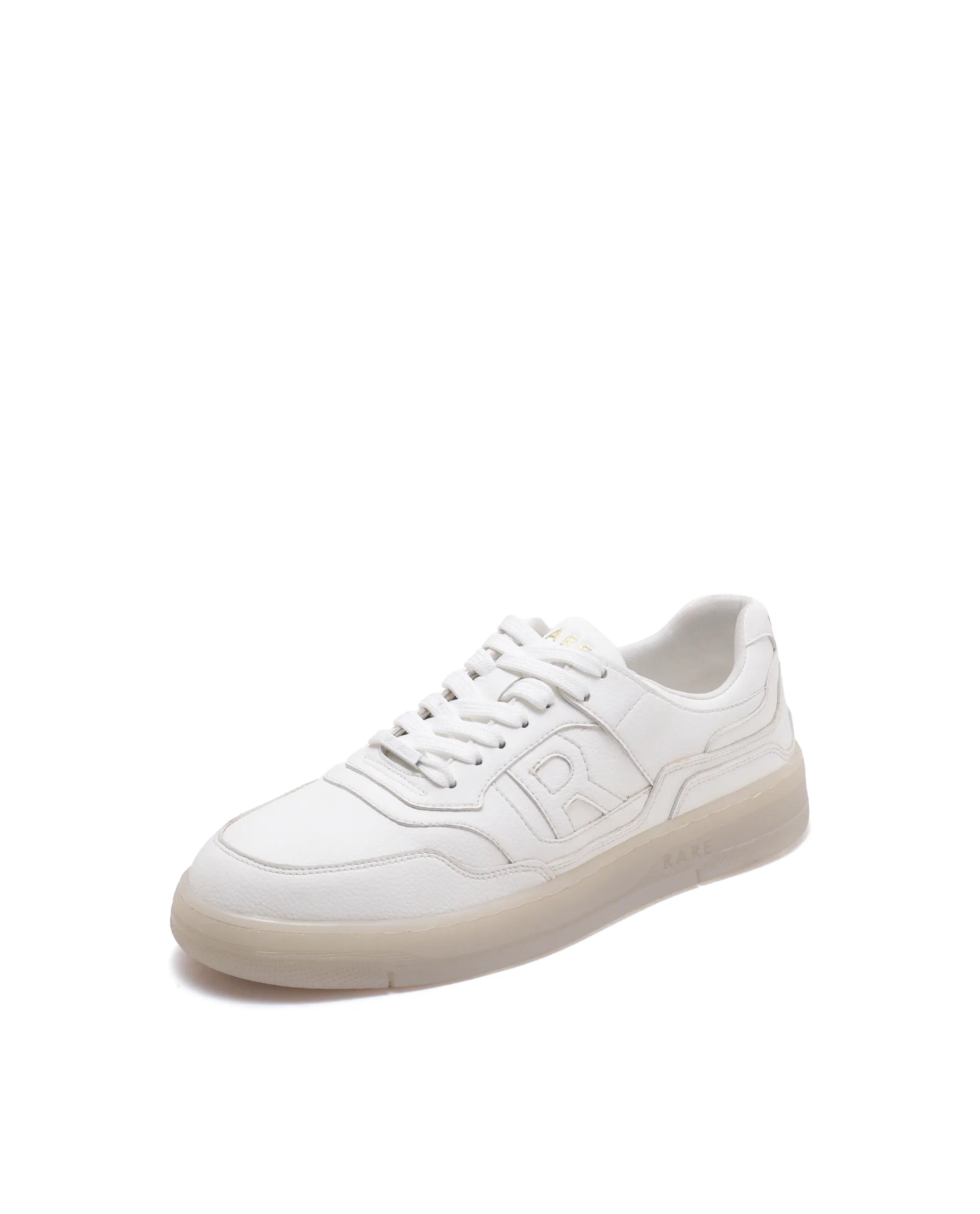 Rarez Men's Gabrix White Regular Micro Fiber Sneaker