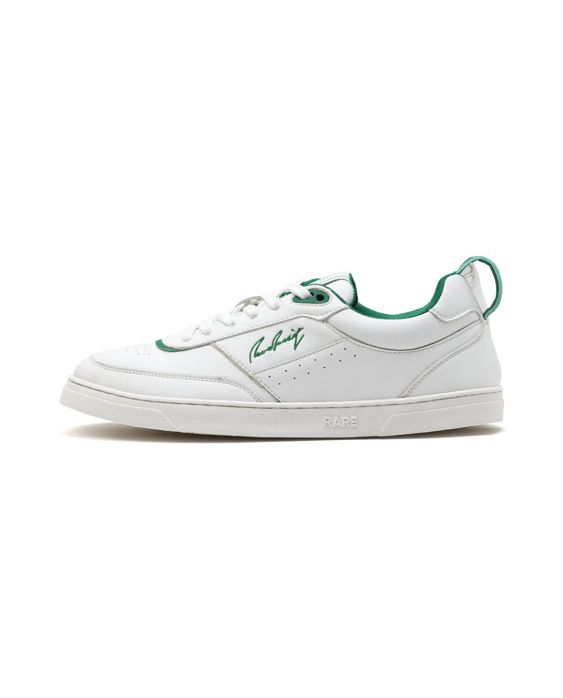 Rare Rabbit Men's Garen Green Micro Fiber Causal Sneaker