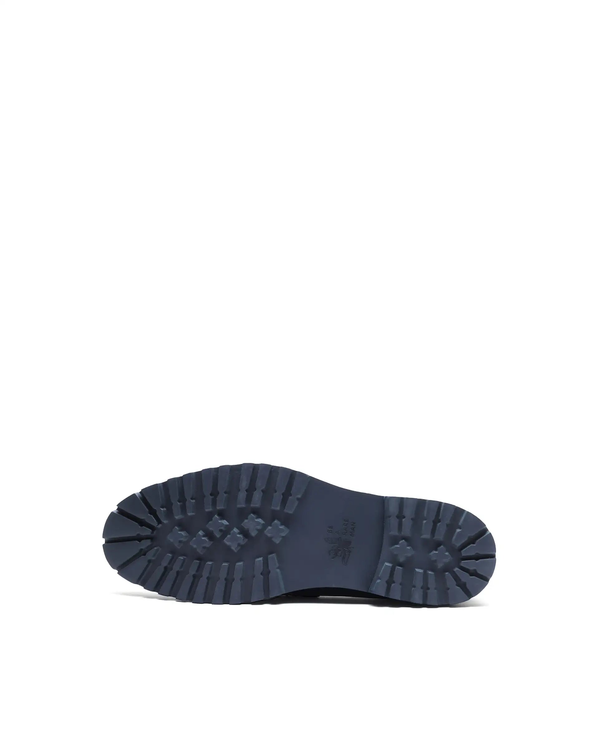 Rare Rabbit Men's Garfield Navy Leather Mocassin