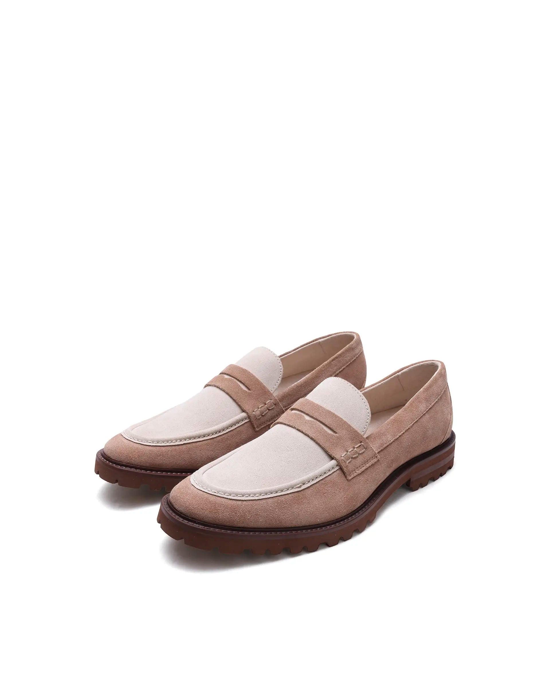 Rare Rabbit Men's Garfield Tan Leather Mocassin