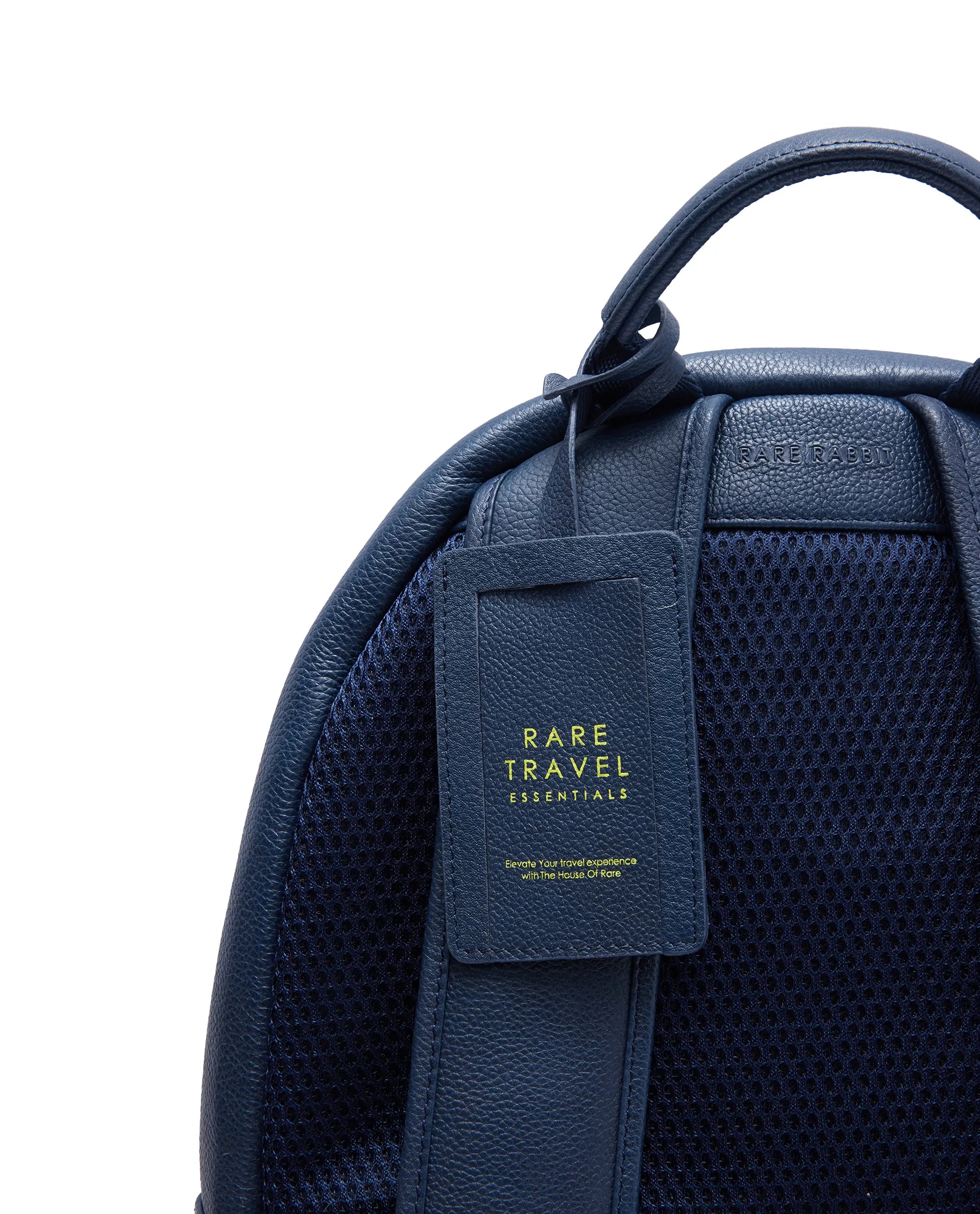 Rare Rabbit Men's Genther Blue Monogram Print Bag