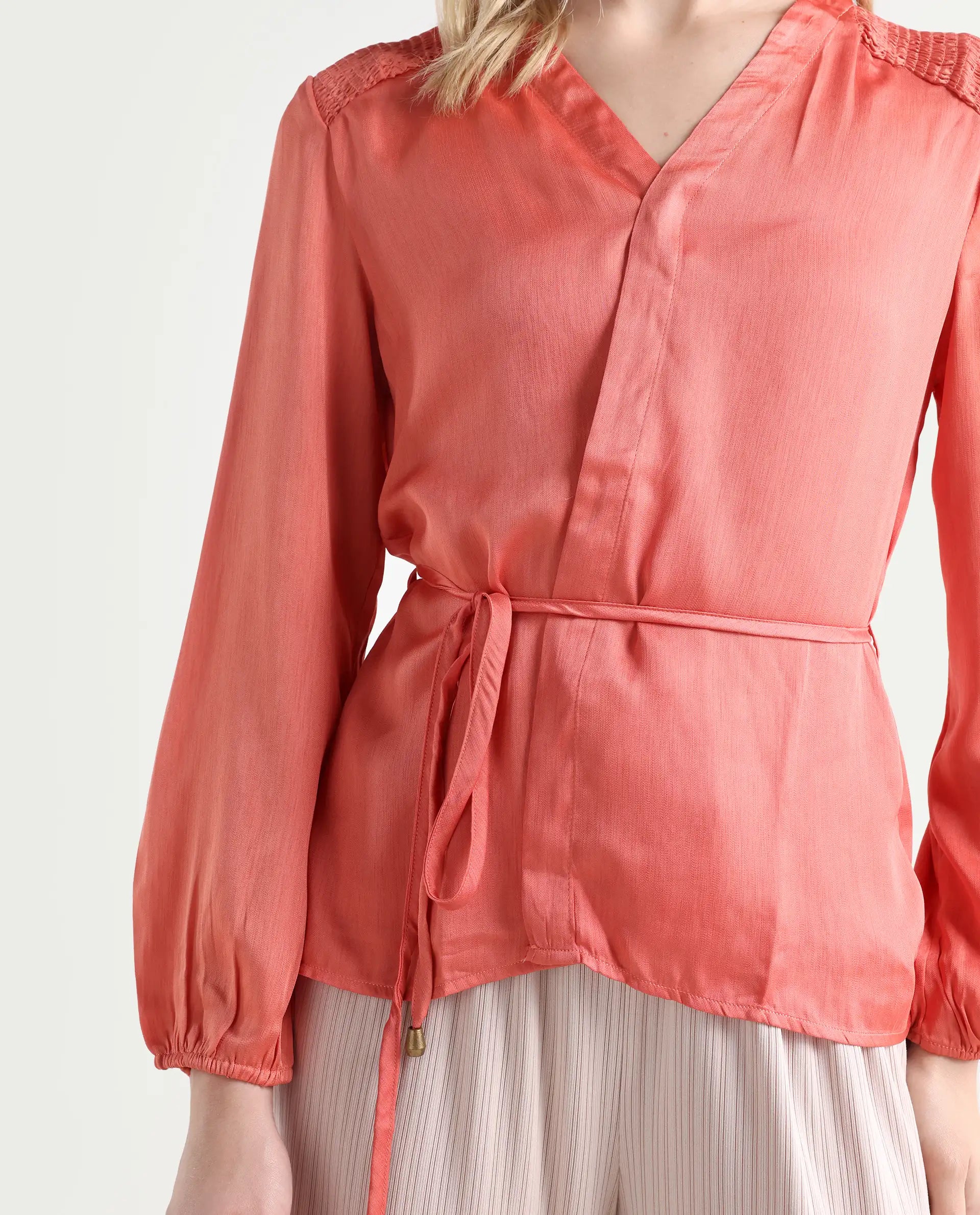 Rareism Women's Hallo Orange Outer Wear