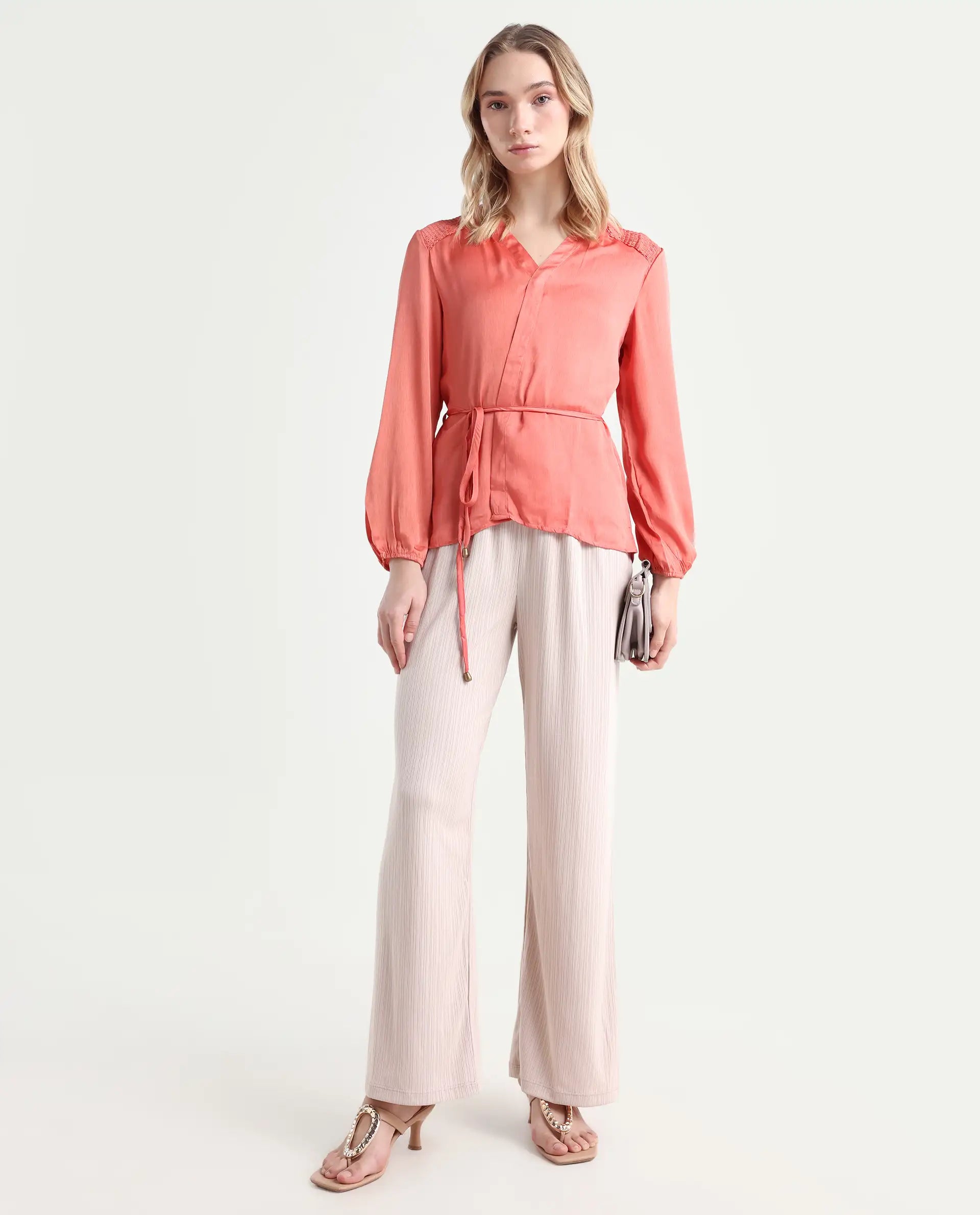 Rareism Women's Hallo Orange Outer Wear