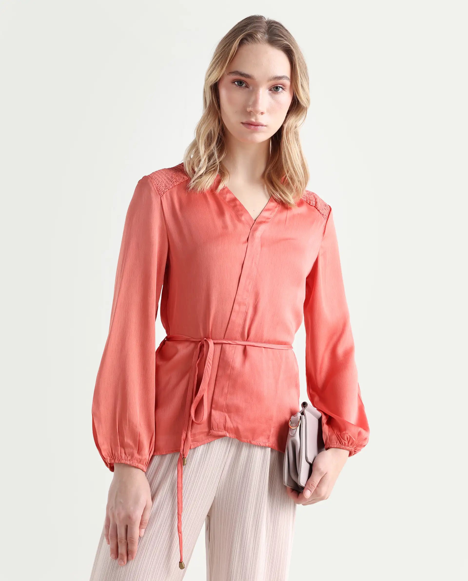Rareism Women's Hallo Orange Outer Wear